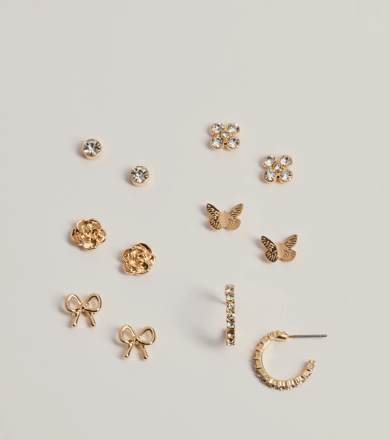 Windsor Adorable Details Six-Pack Earrings Set