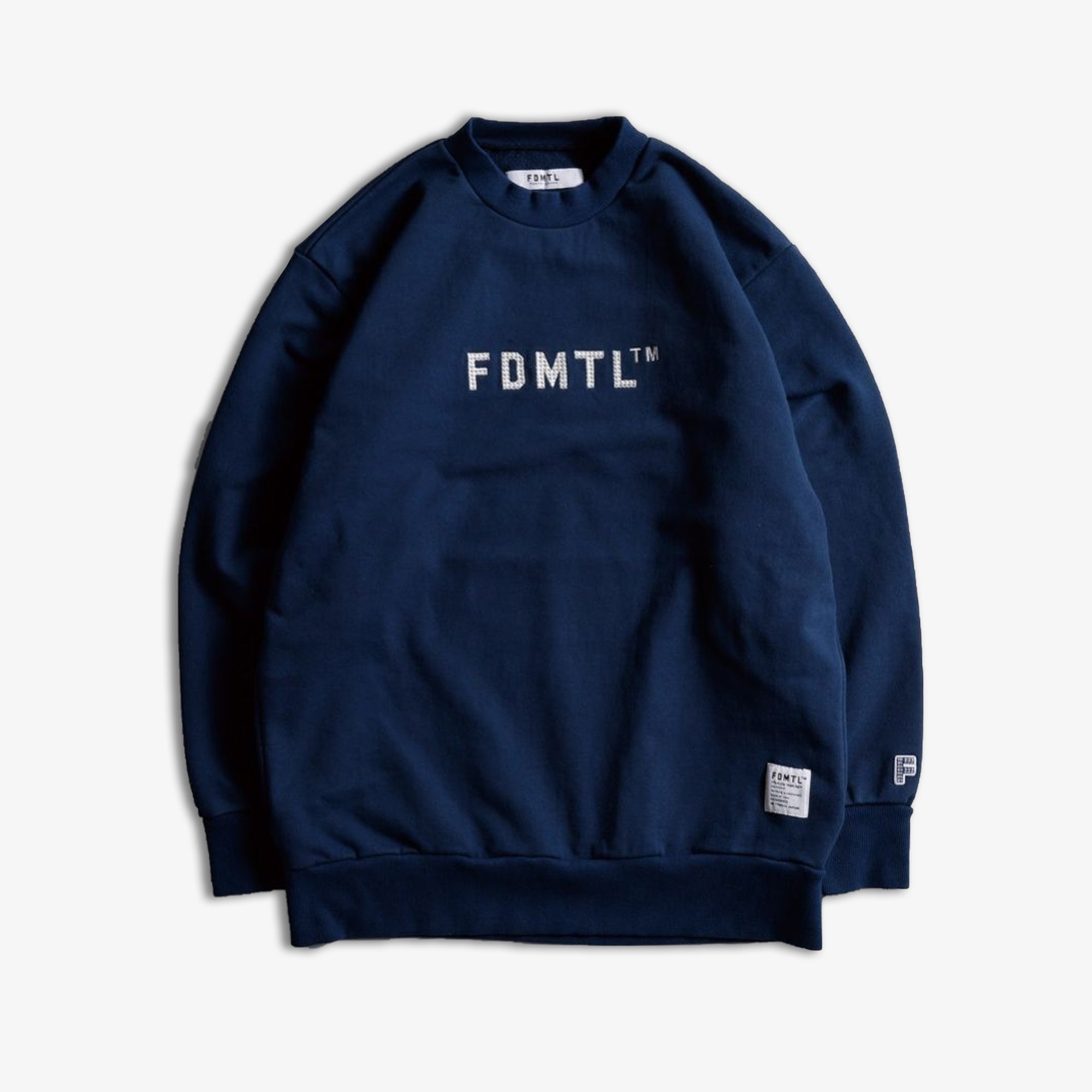 Fdmtl | Embroidery Logo Hoodie { Blue - view 3
