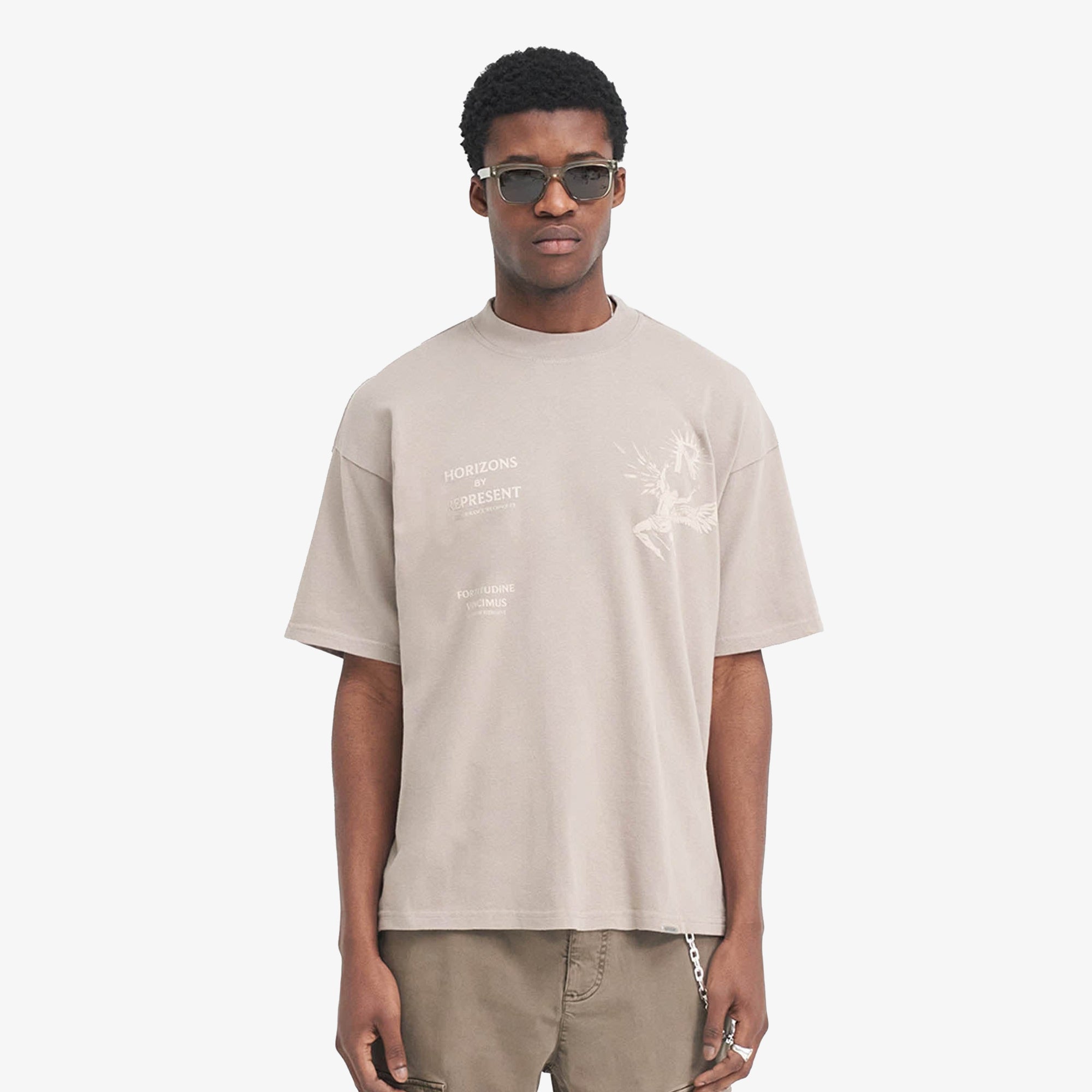 Represent | ICARUS T-SHIRT { TAUPE