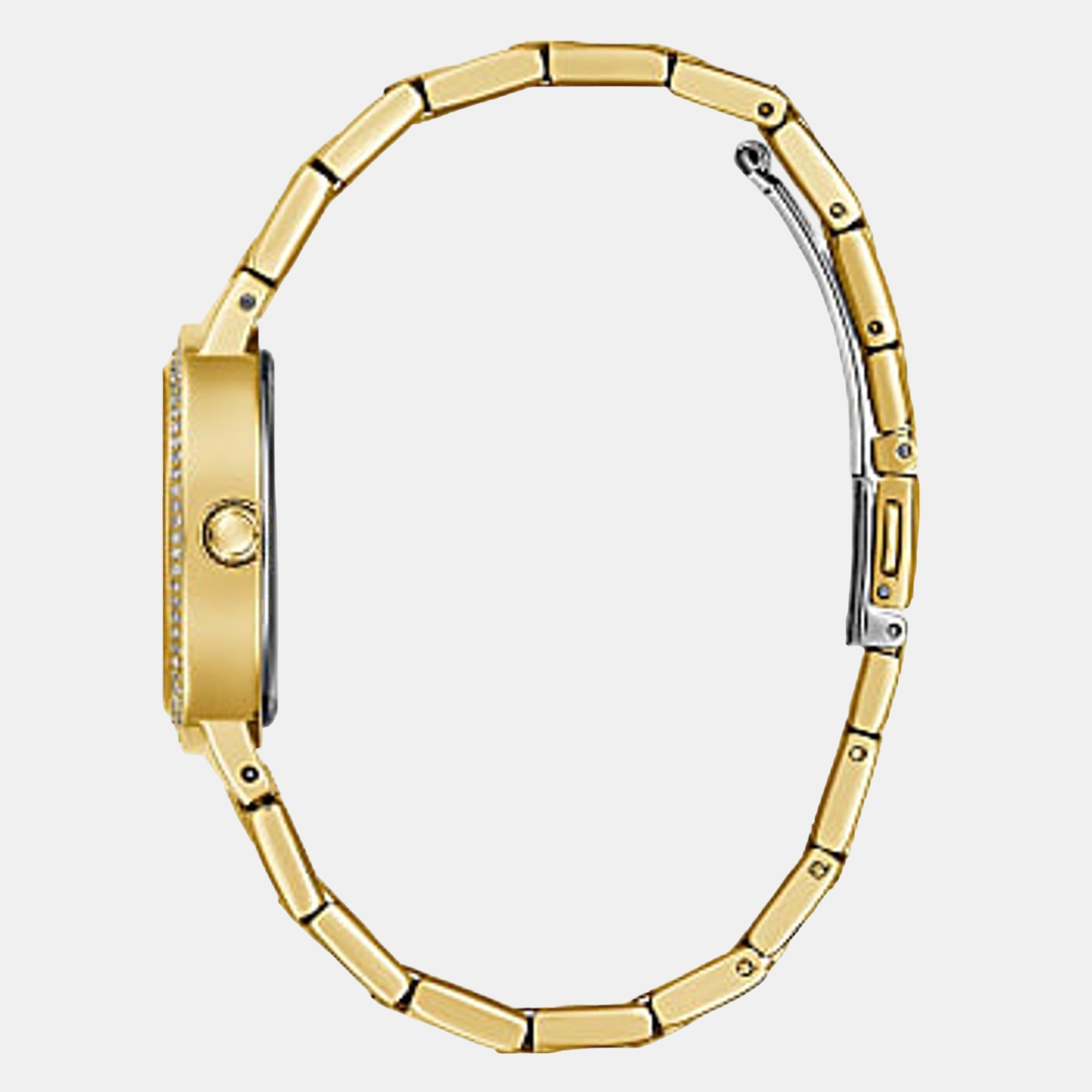 Guess Trend Women Quartz Gold Dial Analog Stainless Steel Watch GW0544L2 - view 2