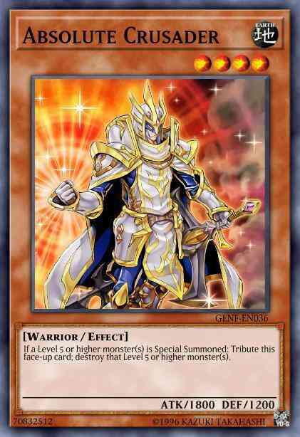 Yu-Gi-Oh! Absolute Crusader - GENF-EN036 - Super Rare - 1st Edition