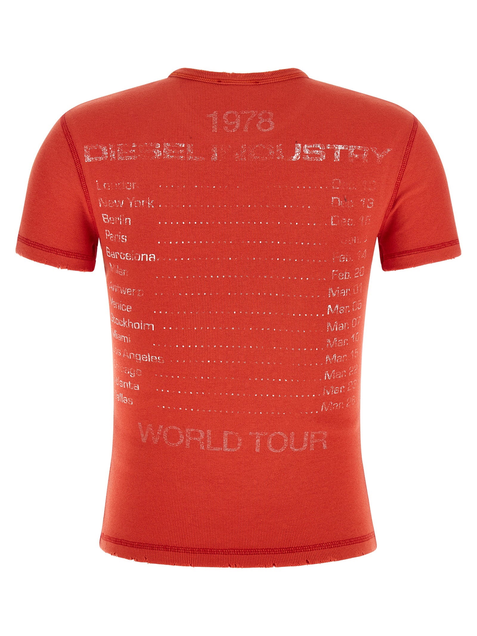 Diesel T-marsy-rib-cry T-shirt – 96% cotton, 4% elastane - view 2