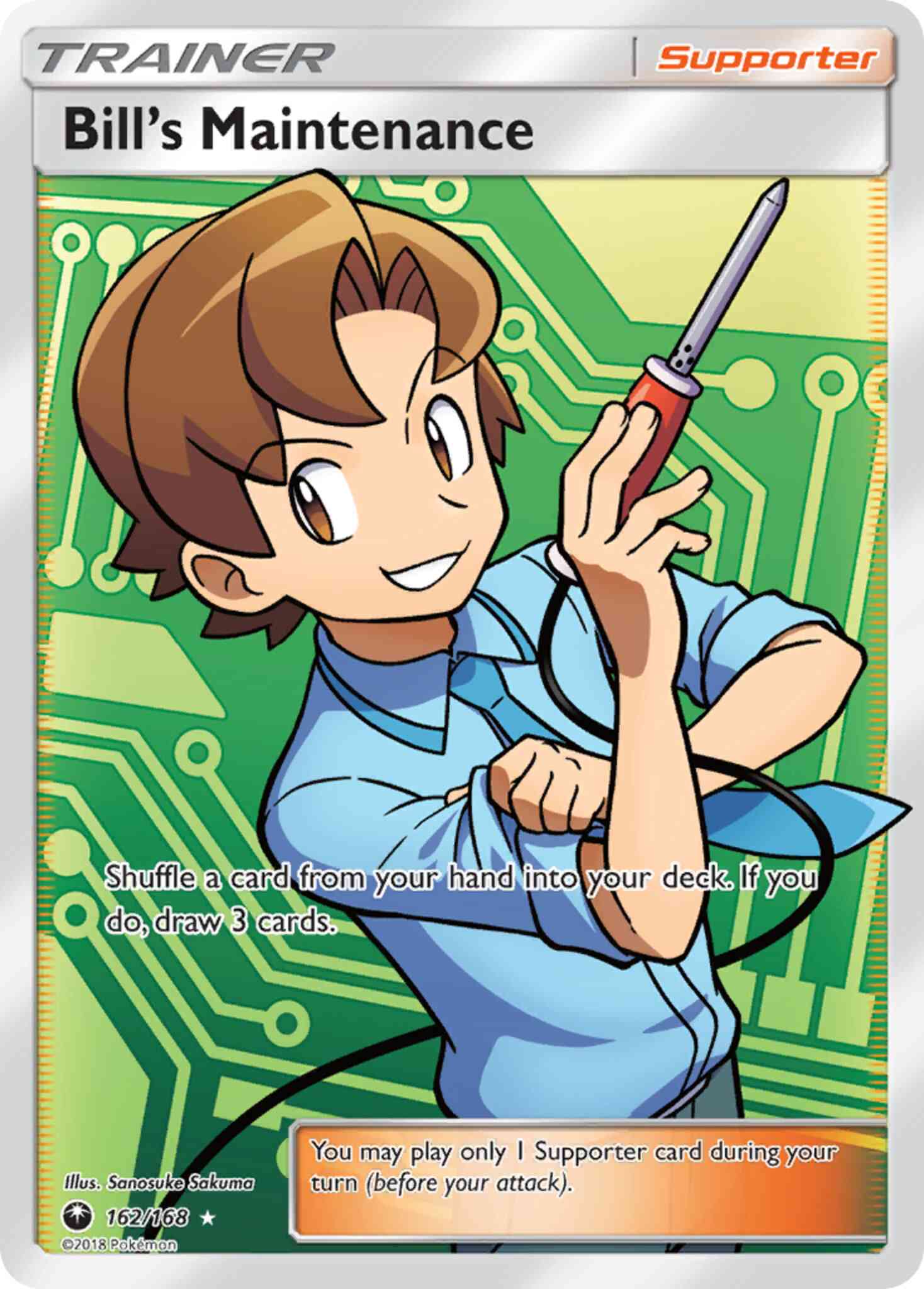 Rare ultra sm7-162 – Pokémon Bill's Maintenance - 162/168 - Rare Ultra [sm7-162] [Ultra]