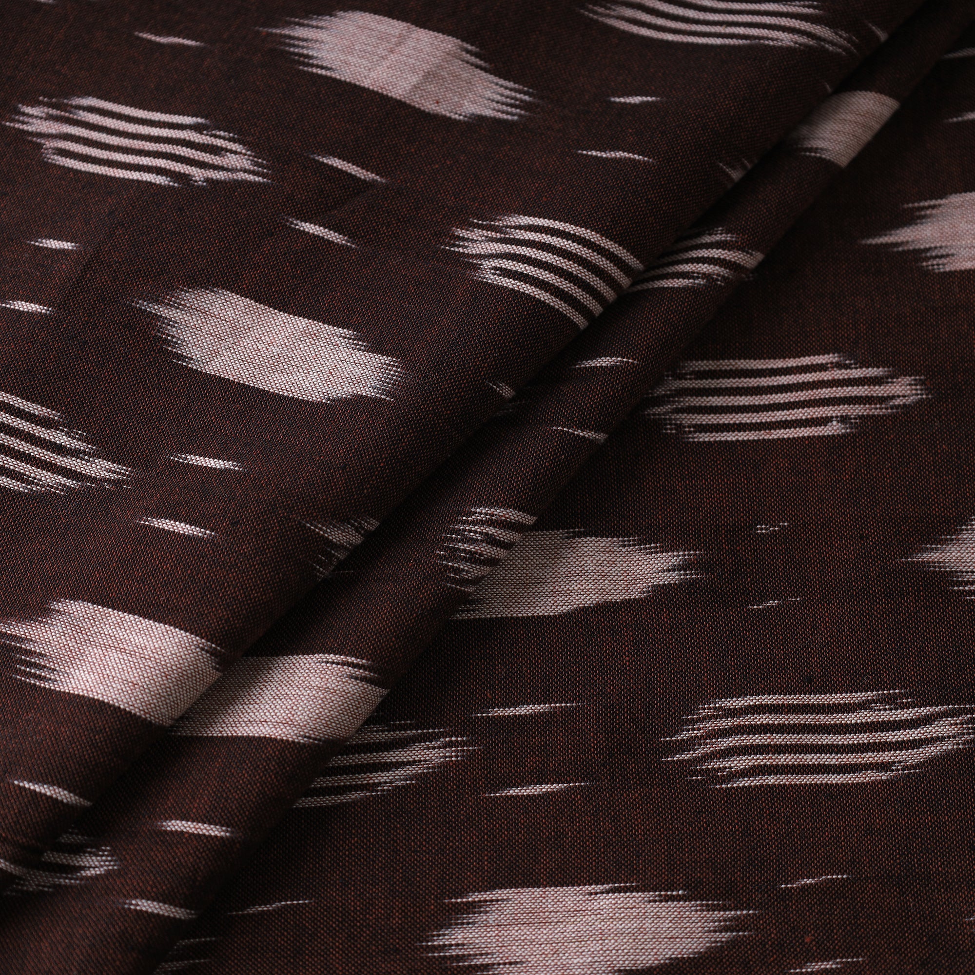 SOUTH KARGHA Brown - Pochampally Ikat Weave Cotton Fabric 15 - view 2