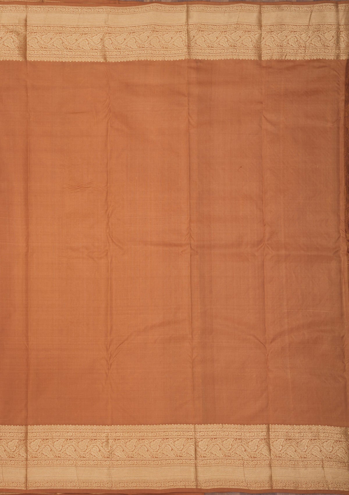 Koskii Light Brown Zariwork Pure Silk Saree – Women's - view 7