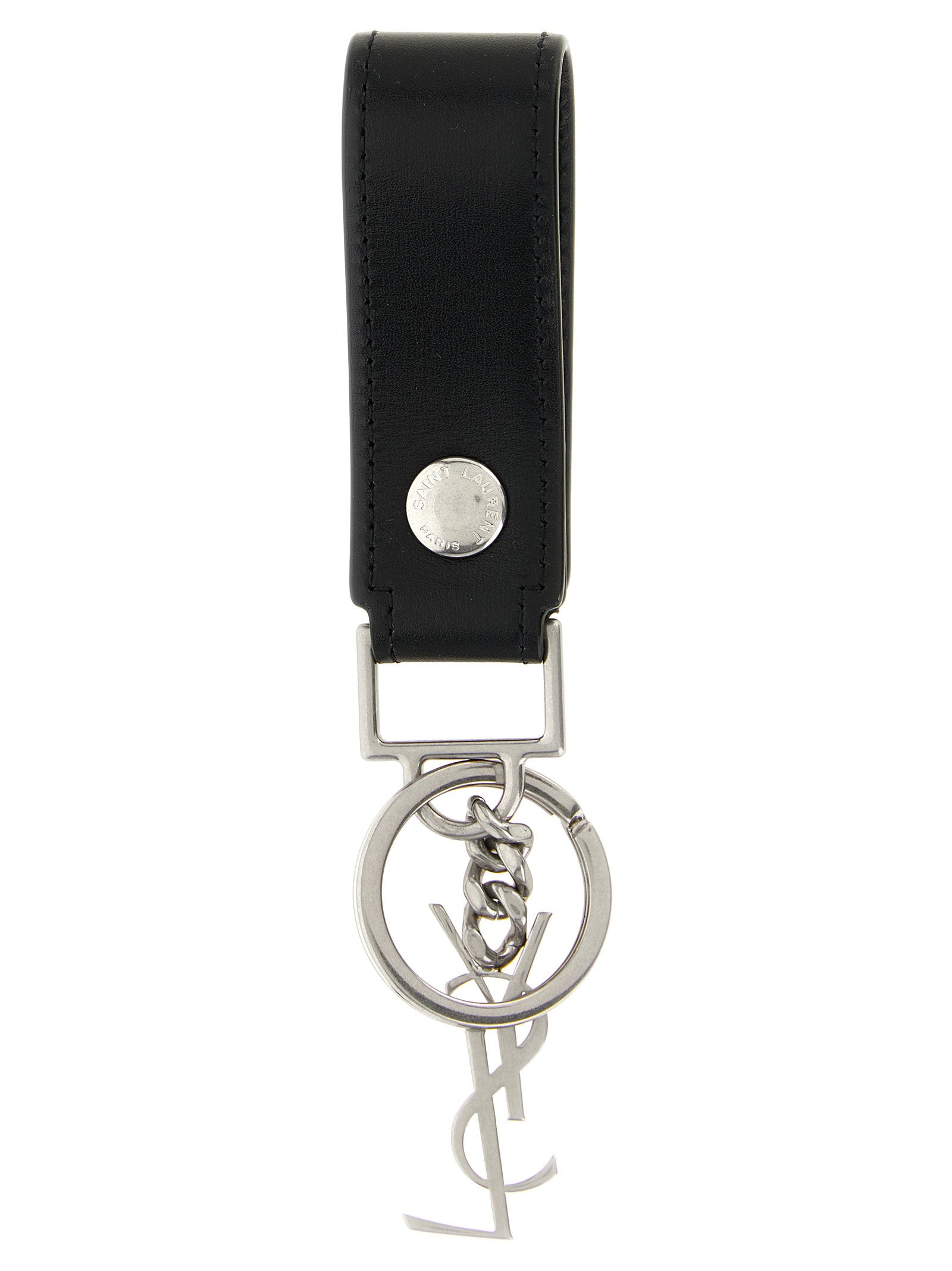 Saint Laurent Cassandre Key Ring – 100% calfskin leather - view 2