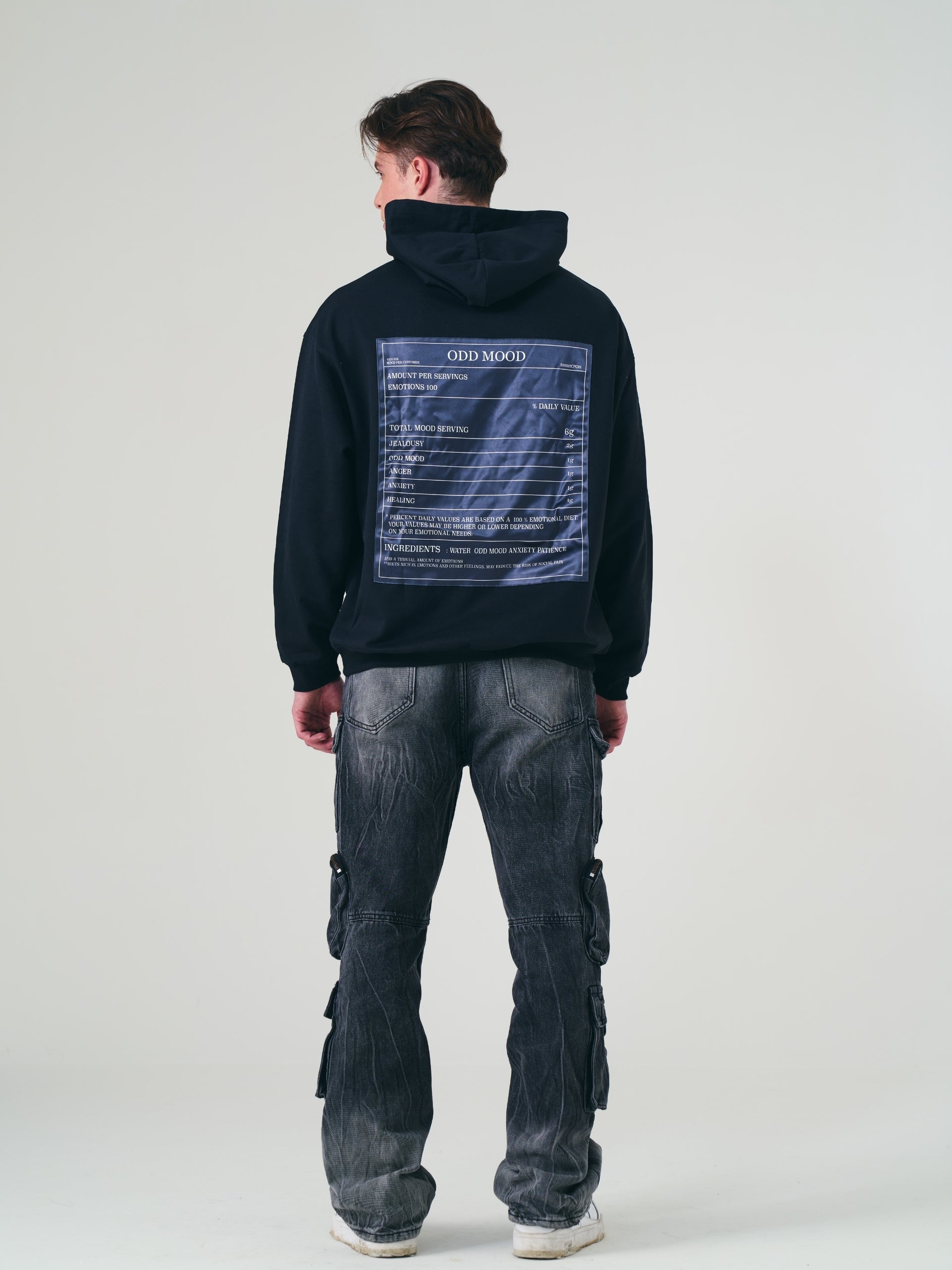 Odd Mood Receipts Hoodie - Black - view 3