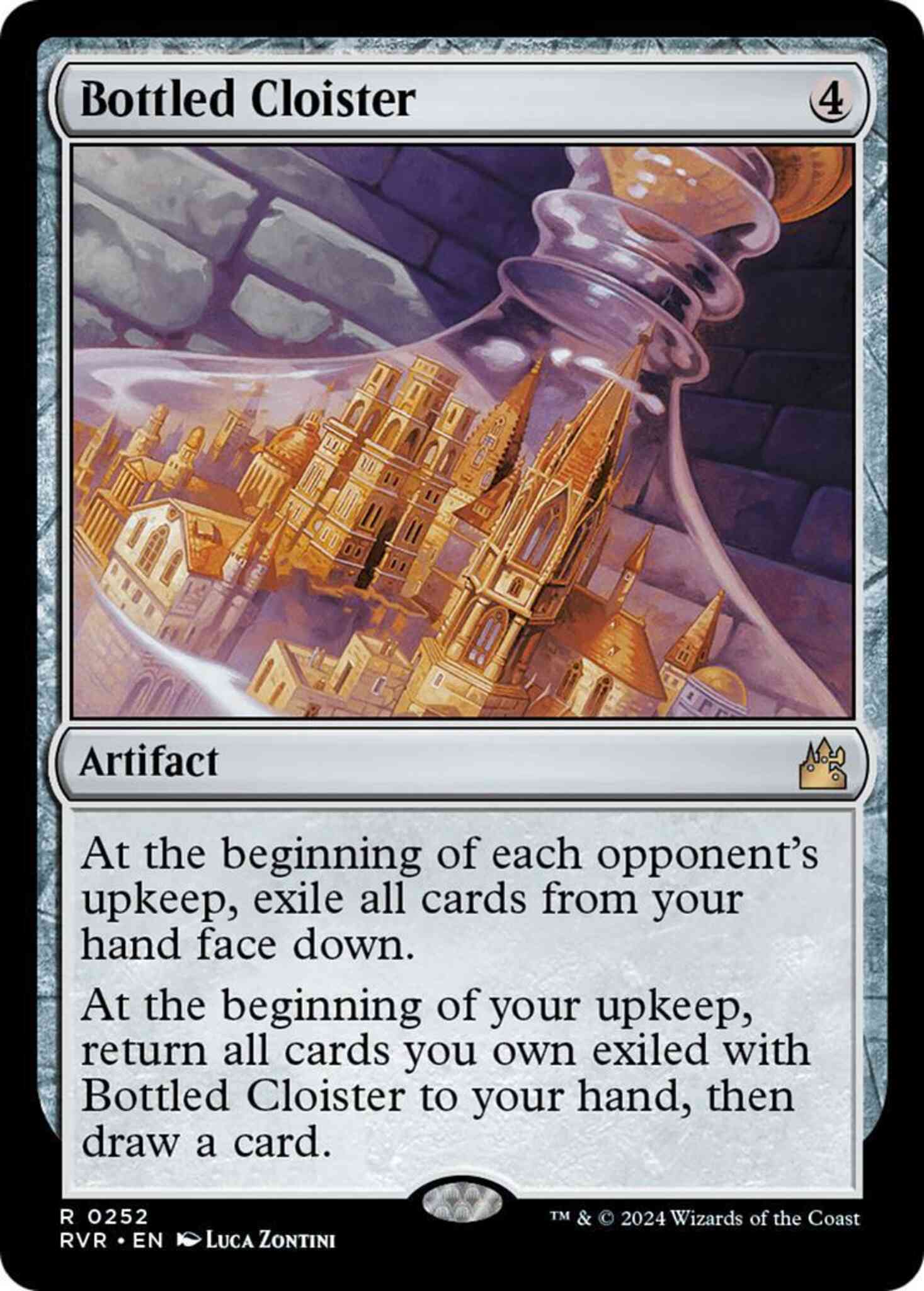 Bottled cloister 252 – Magic Bottled Cloister [252] [Ravnica Remastered] [Non-Foil]