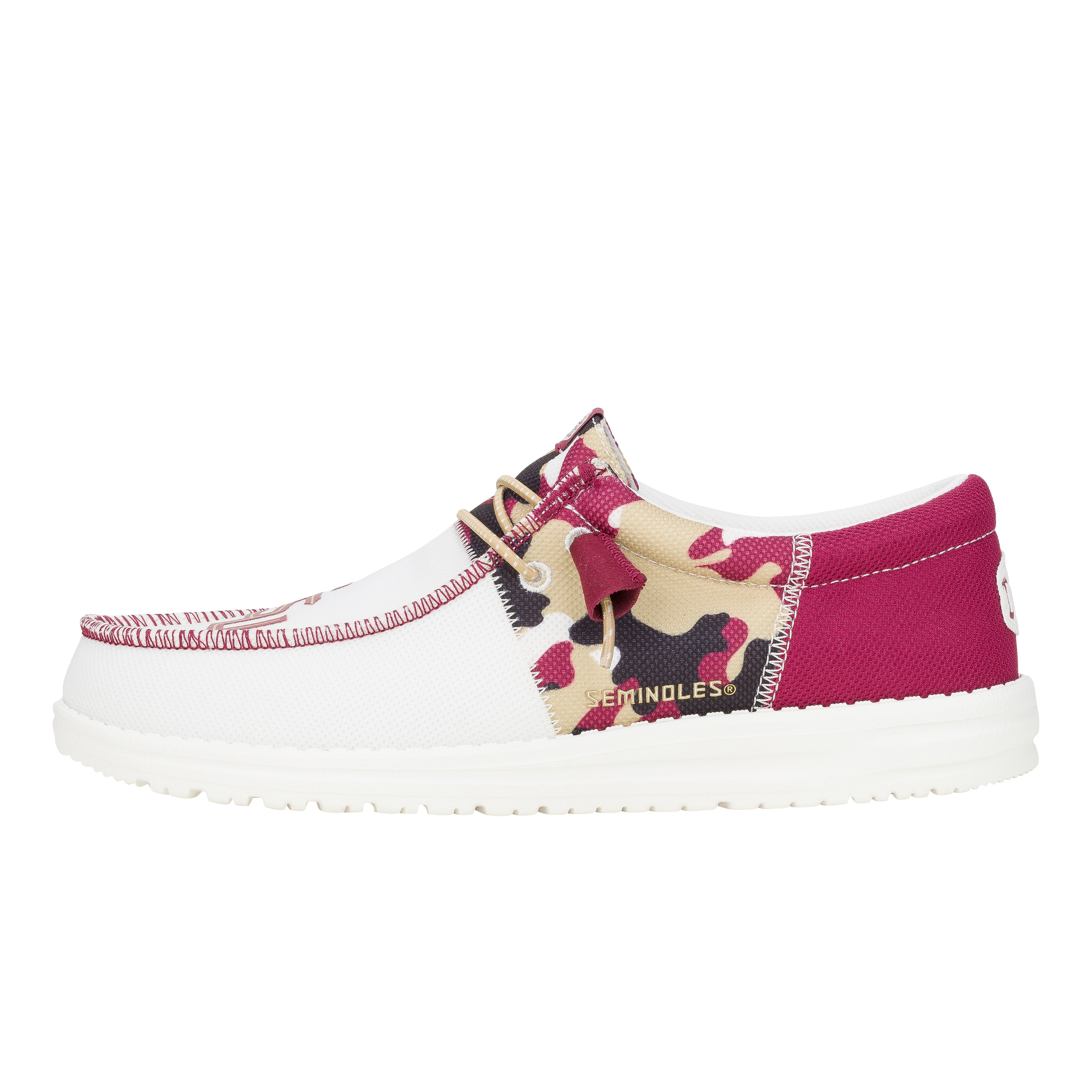 HEYDUDE shoes Men's Wally Tri FSU - FSU White/Red