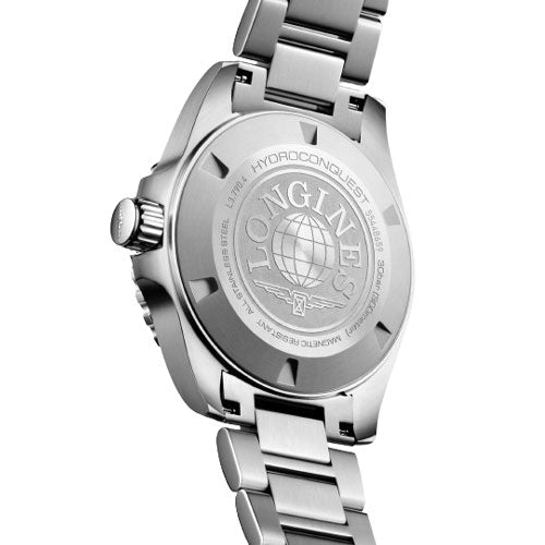 Longines Hydroconquest Gmt Sunray Black Dial Men 41mm - view 3