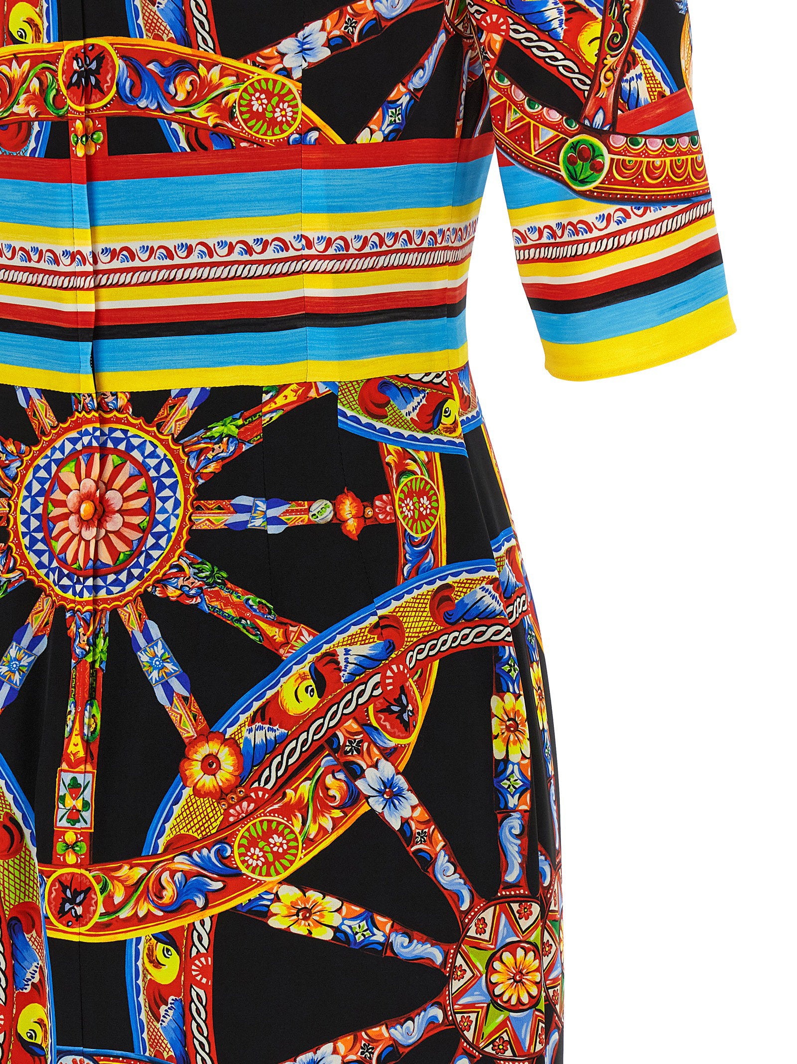 Dolce & Gabbana Carretto Dress – 92% silk, 8% elastane - view 4