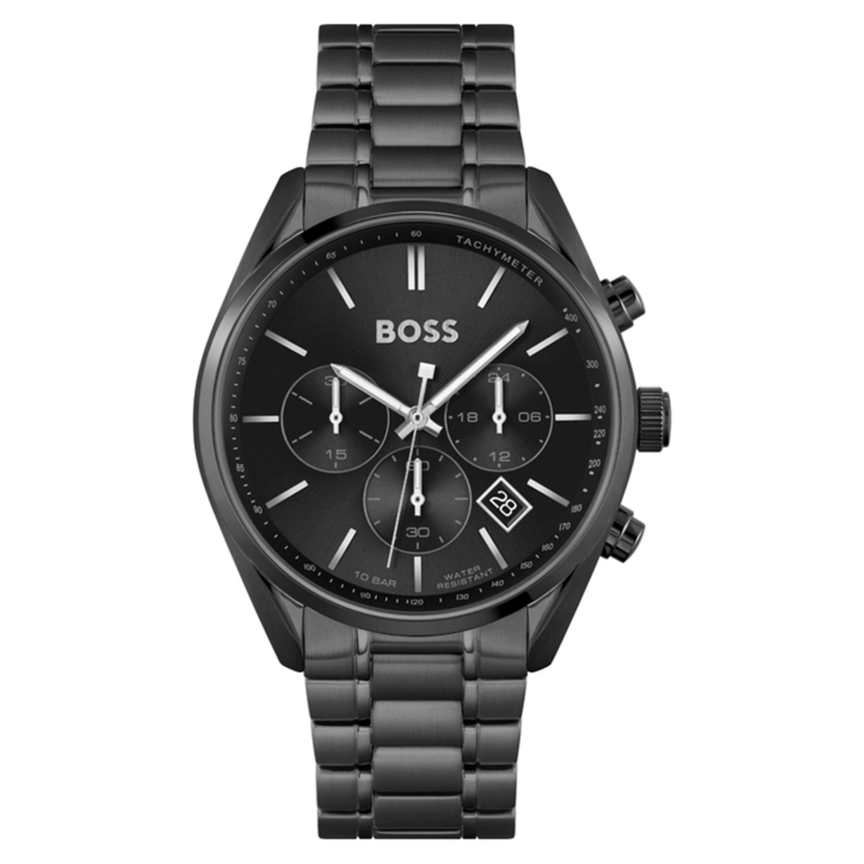 Hugo Boss Champion Black Stainless Steel