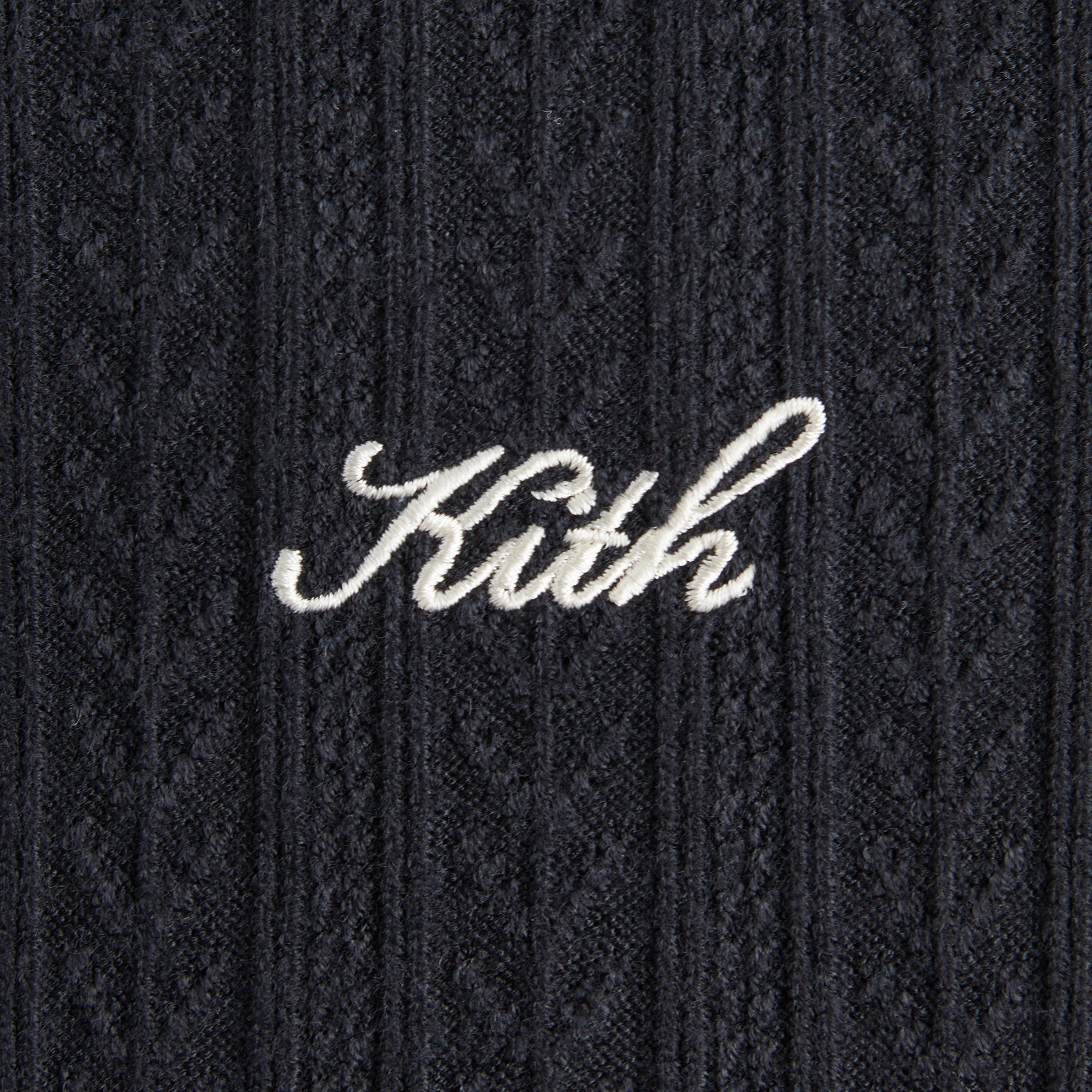 Kith Women Brier Pointelle Turtleneck Mini Dress - Black - view 4