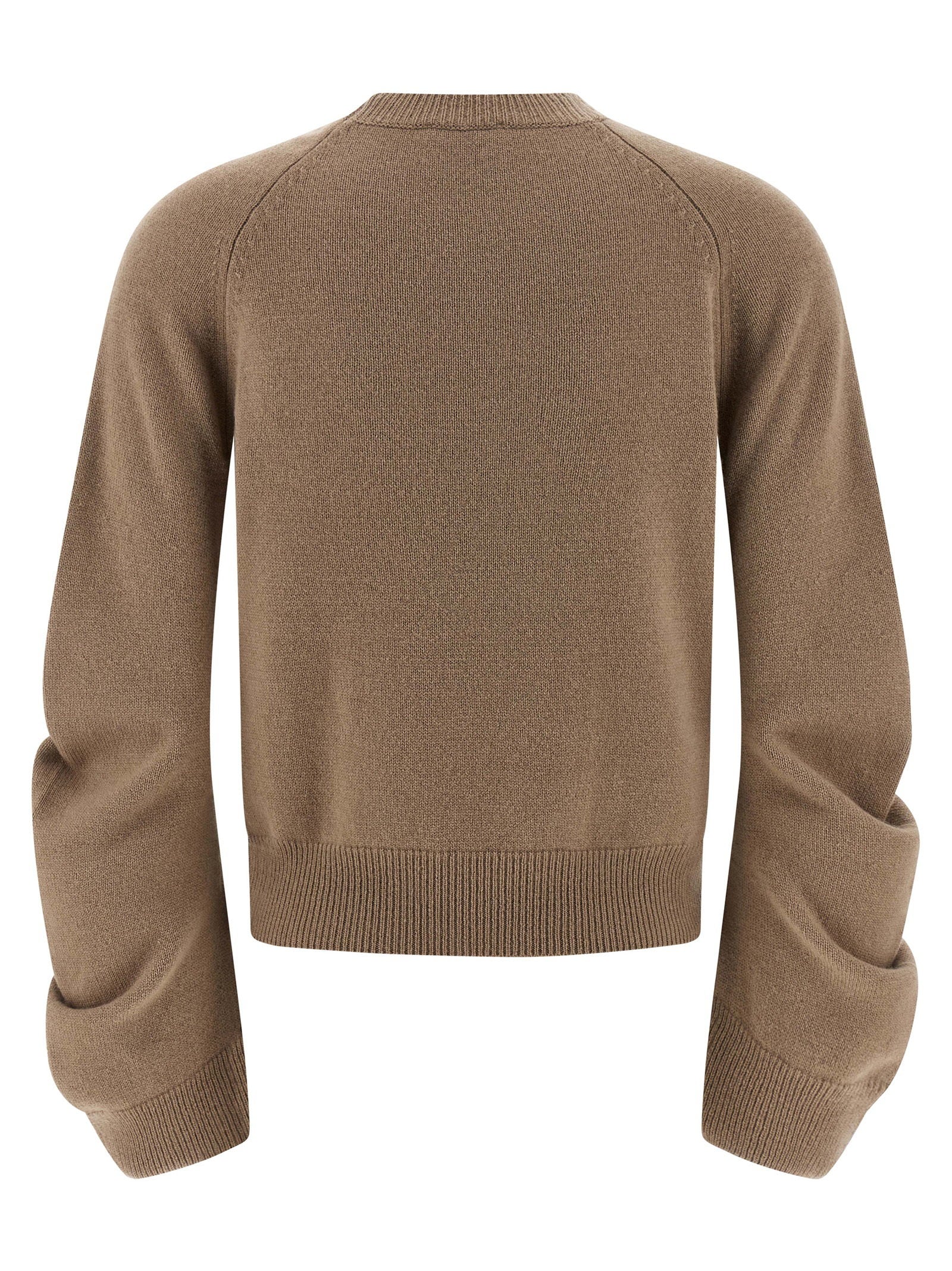 Nude Curved Sleeve Sweater – 100% virgin wool - view 2