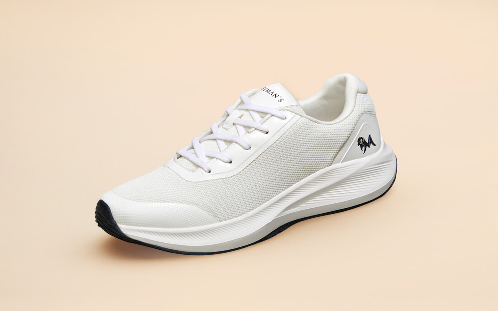 Neeman's Casual Trainers : Classic Ivory - view 4