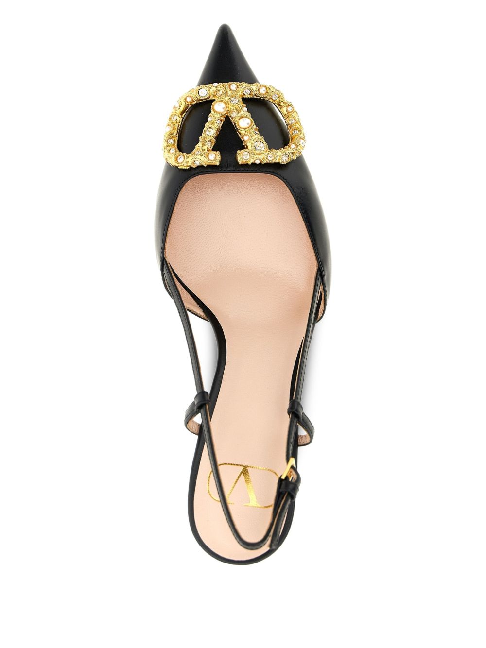 Valentino Garavani Vlogo Signature Slingback Décolleté In 80mm - view 3
