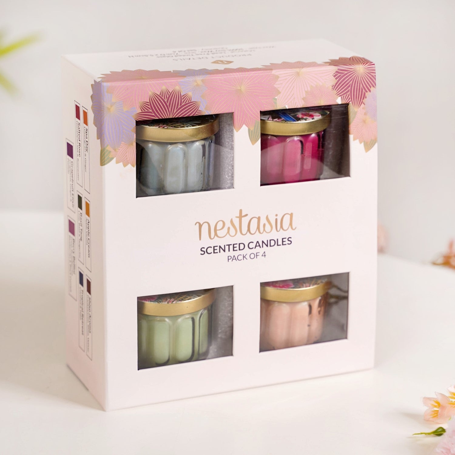 Nestasia Tropical Wellness Scented Candle Set Of 4 - view 3