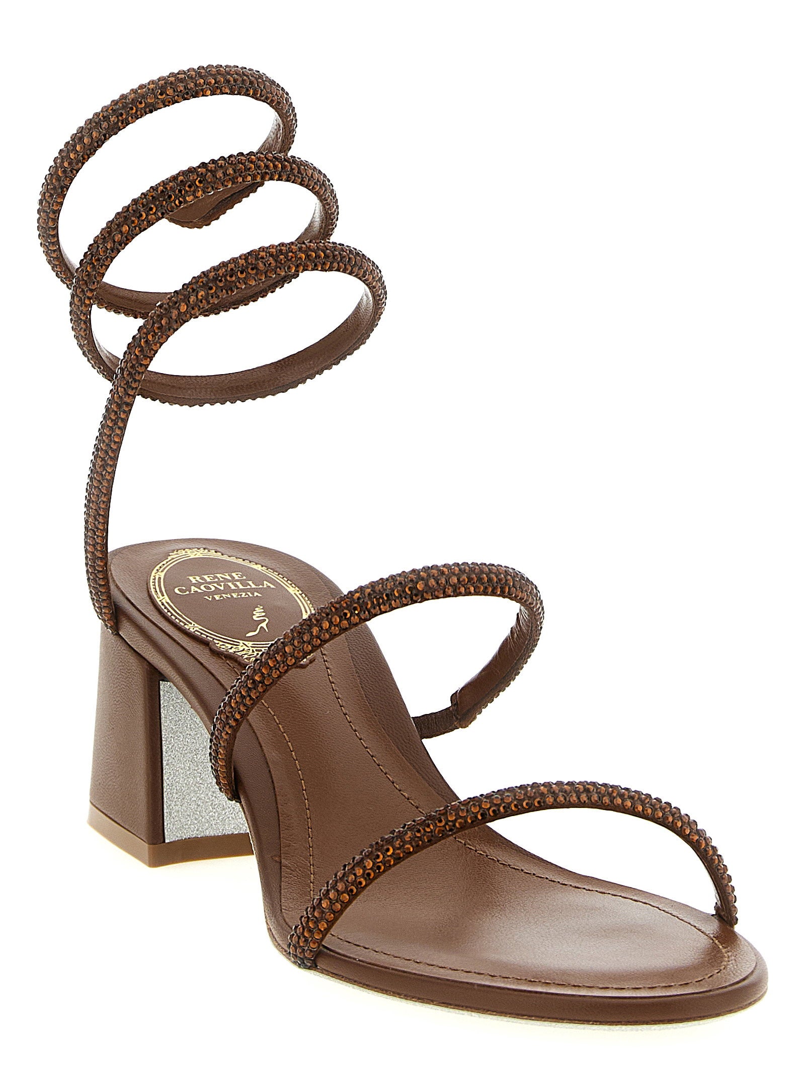 René Caovilla Cleo Sandals – 68% viscose, 32% silk - view 2