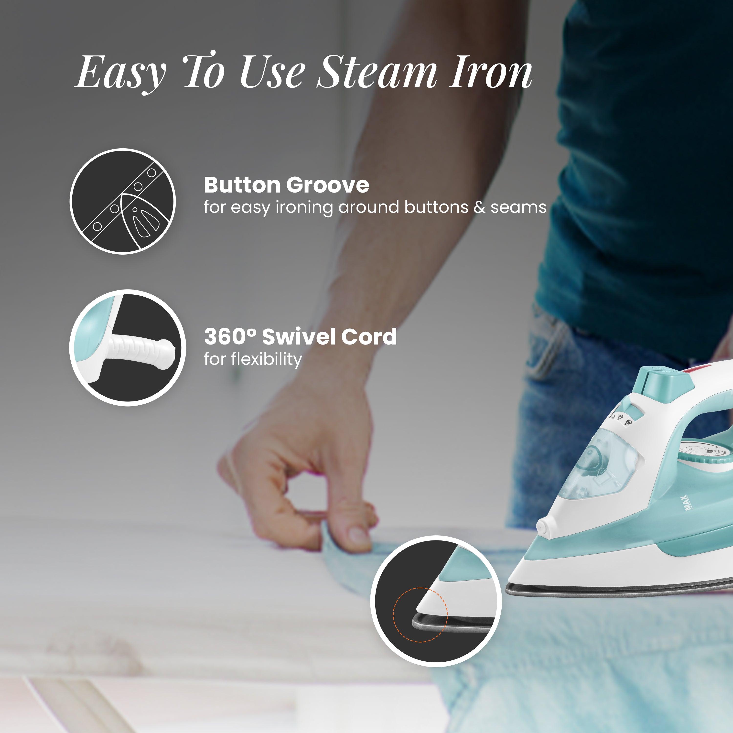 orientelectric Fabrifeel Non Stick Steam Iron for Clothes - view 18