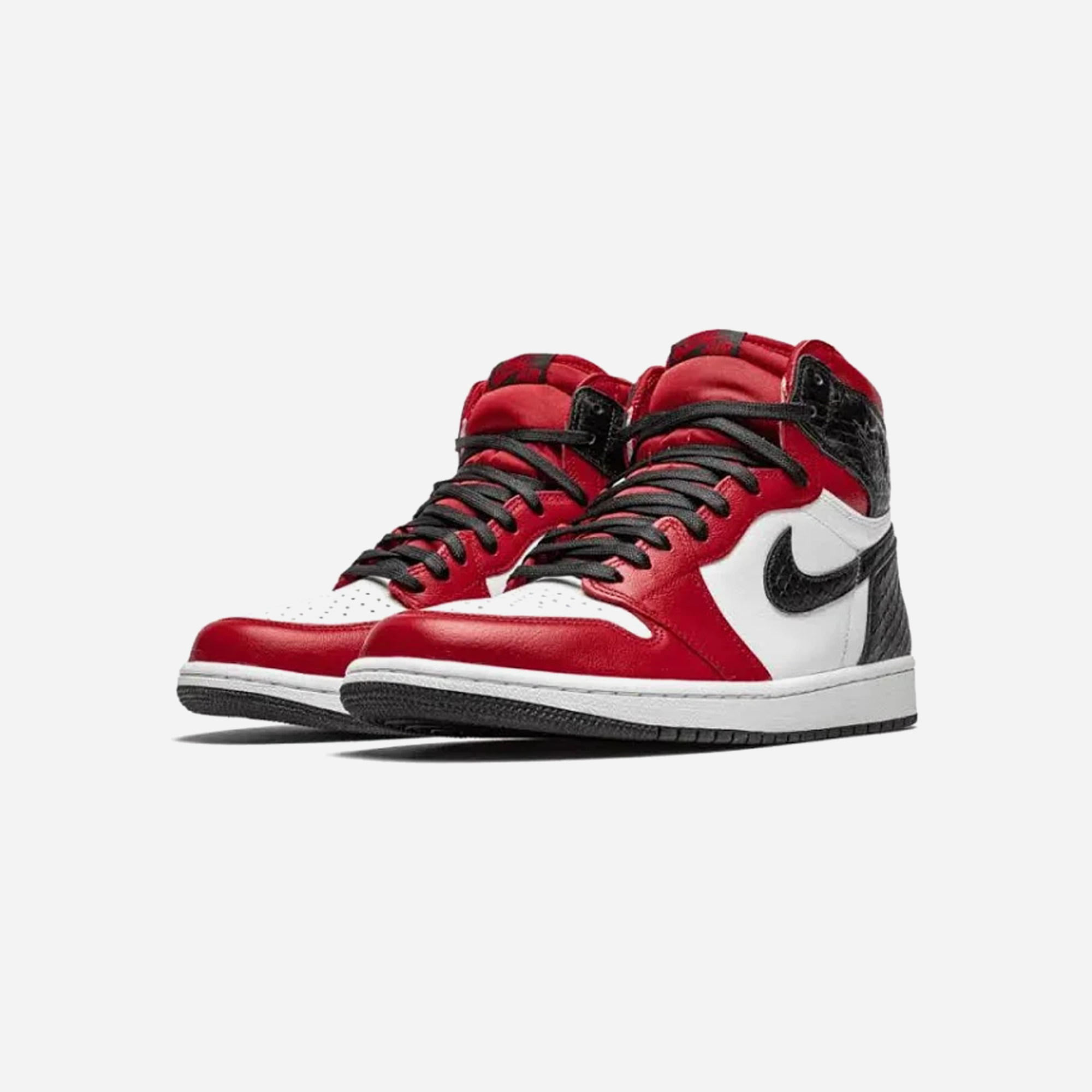 Nike Air Jordan 1 High Satin Snake Red - view 2