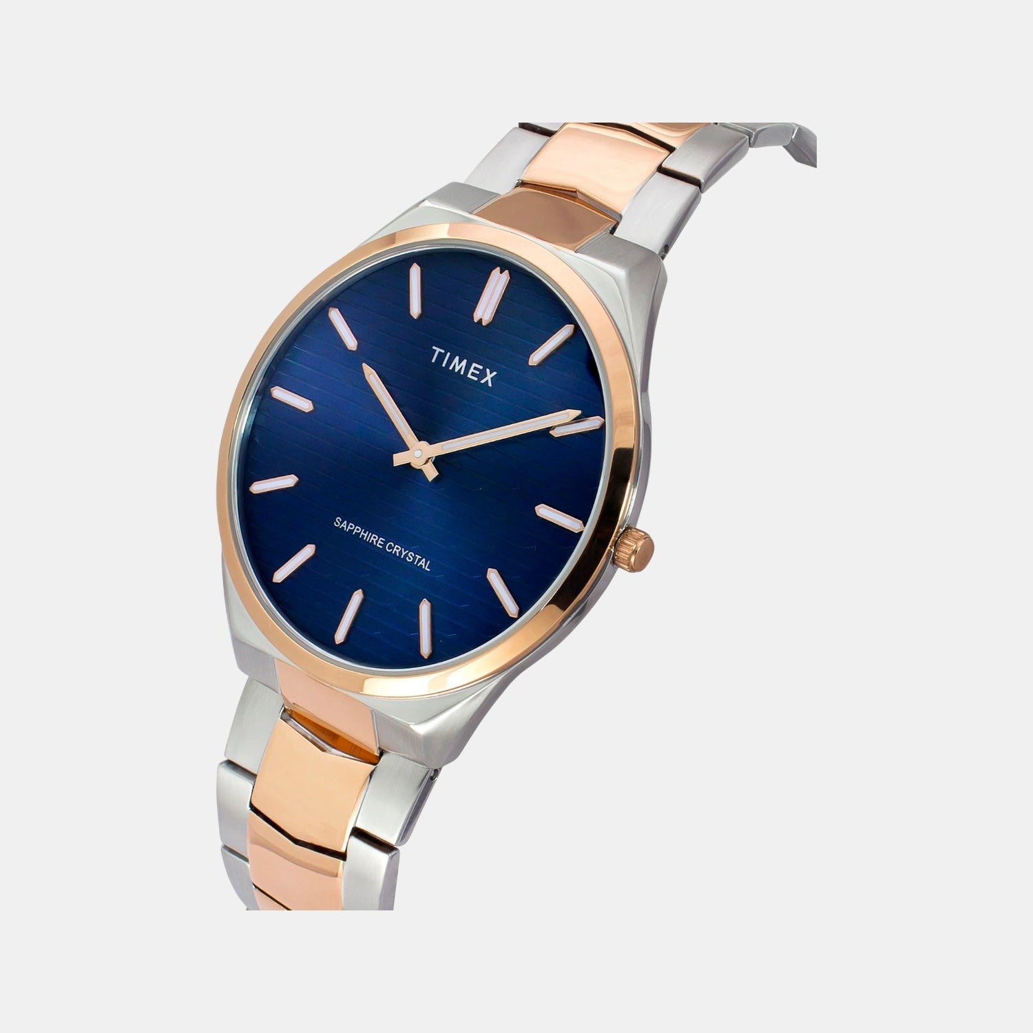 Timex Fashion Men Quartz Blue Dial Analog Stainless Steel Watch TWEG25802 - view 2