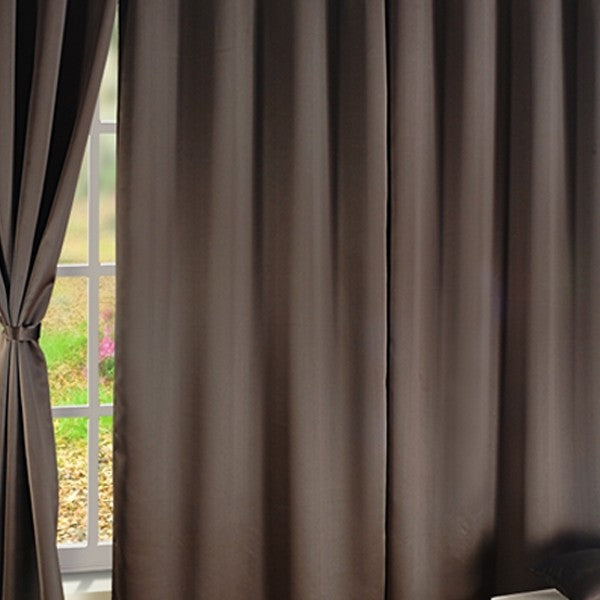 Swayam India Dark Chocolate Blackout Curtains – 1021 - view 4