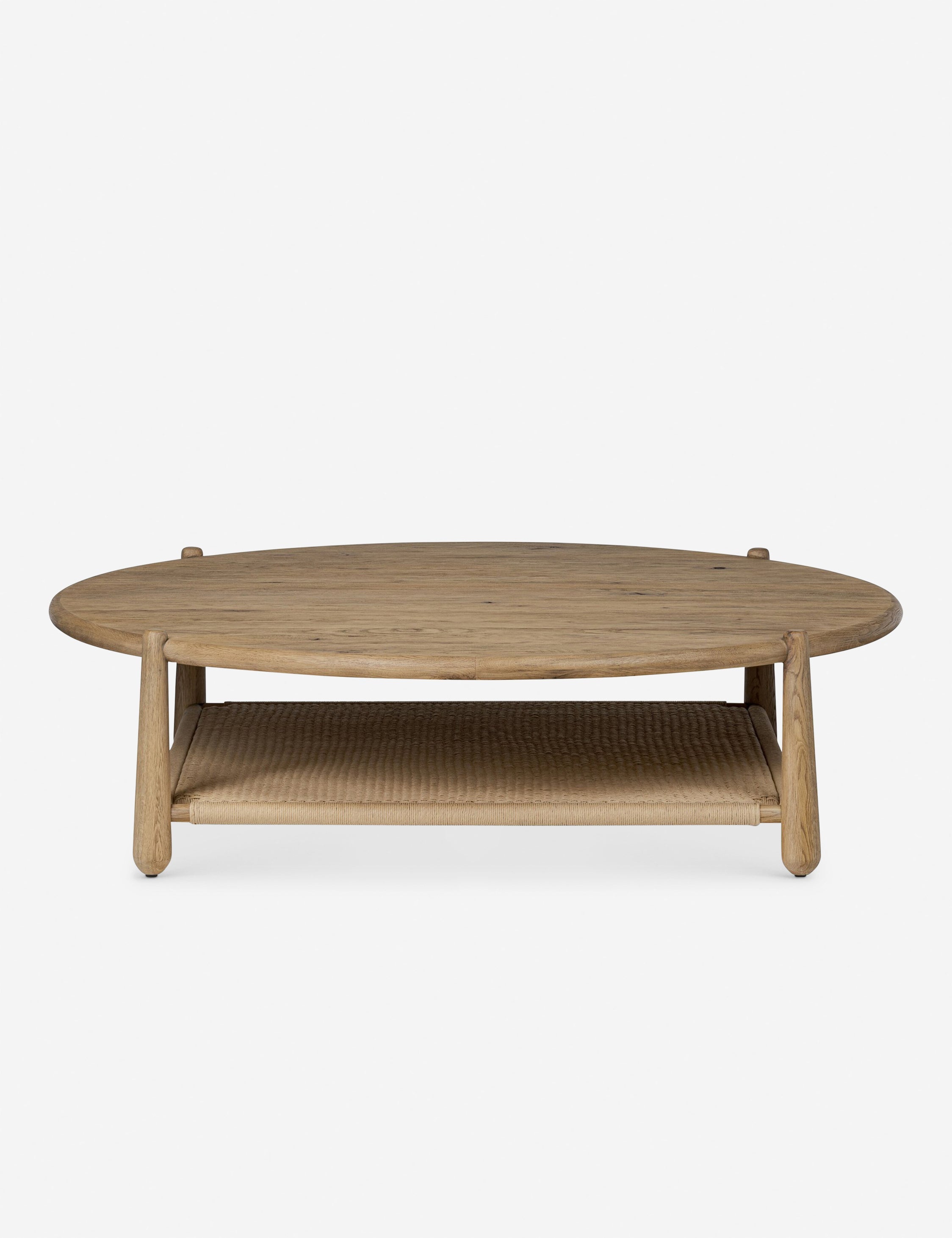 Lulu and Georgia Salvador Round Coffee Table by Amber Lewis x Four Hands