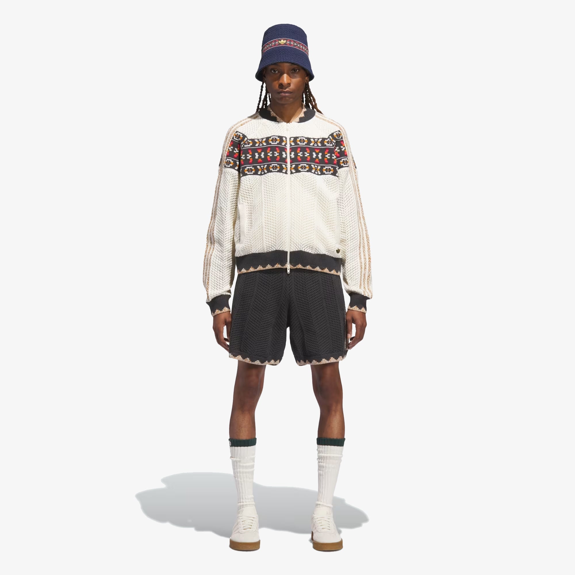Adidas Originals | Clot Crochet Sst Track Top By Edison Chen { Cream White