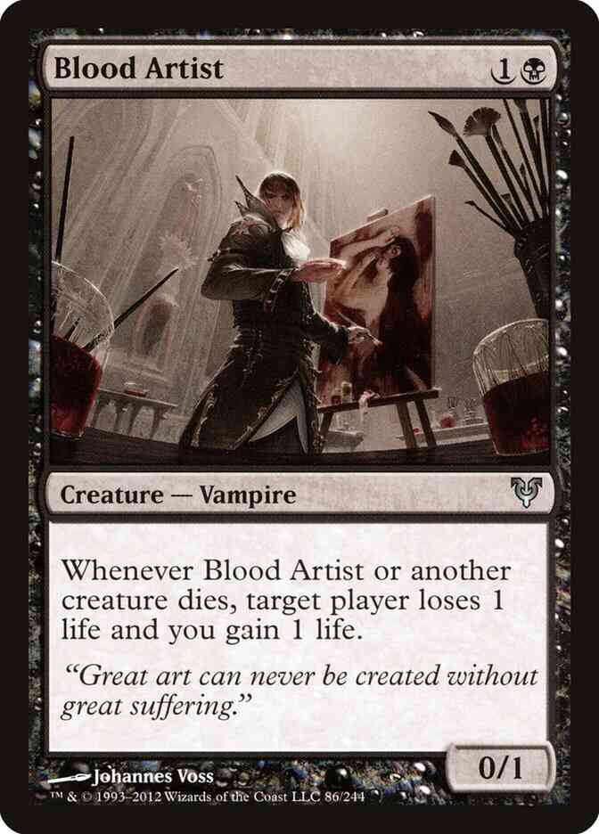 Blood artist 86 – Magic Blood Artist [86] [Avacyn Restored] [Non-Foil]