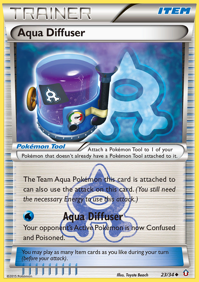 Uncommon dc1-23 non-holo – Pokémon Aqua Diffuser - 23/34 - Uncommon [dc1-23] [Non-Holo] - Aqua Diffuser - 23/34 - Uncommon
