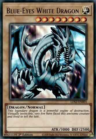 Yu-Gi-Oh! Blue-Eyes White Dragon - LDS2-EN001 - Ultra Rare - 1st Edition