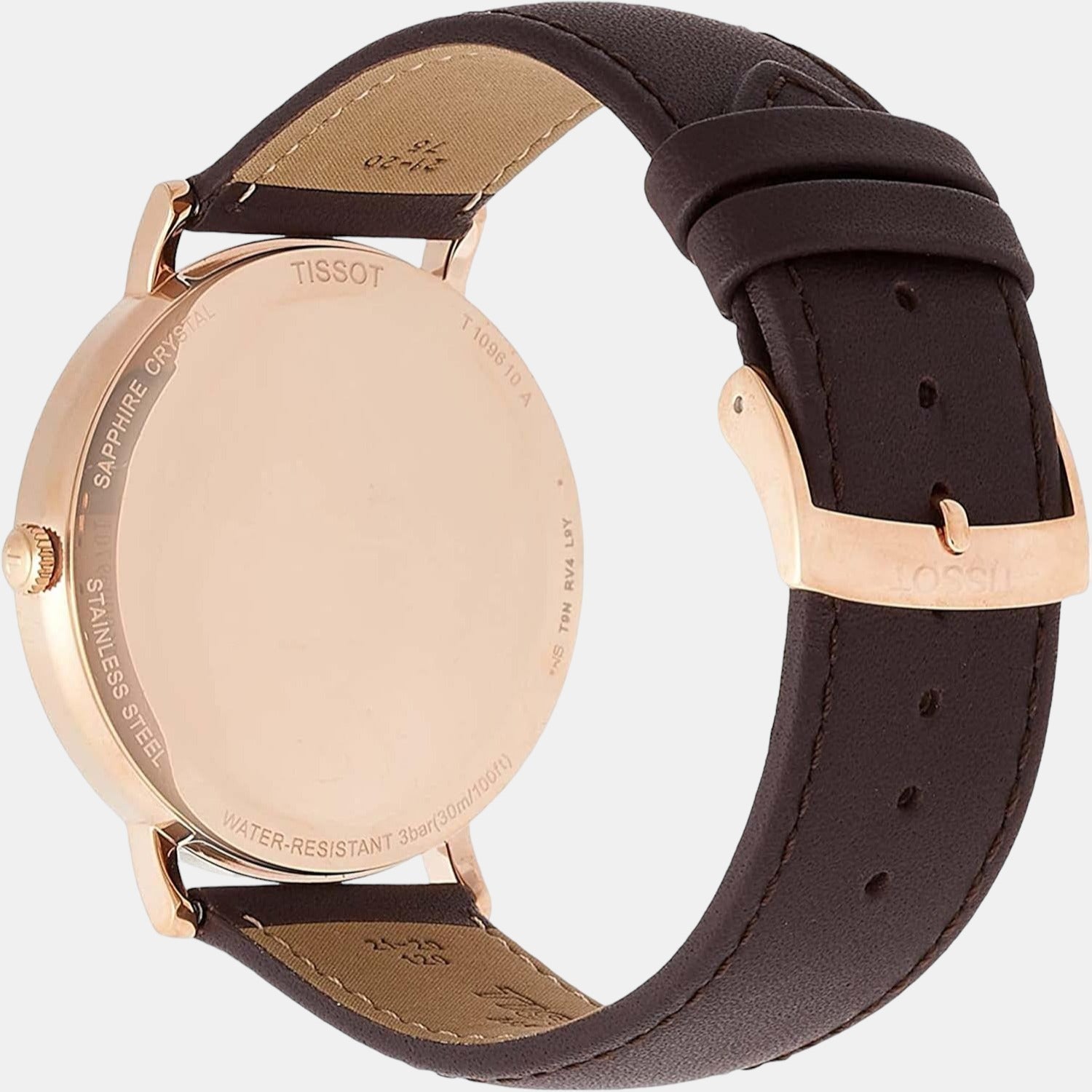 Tissot Everytime Men Analog Leather Watch T1096103603100 - view 3