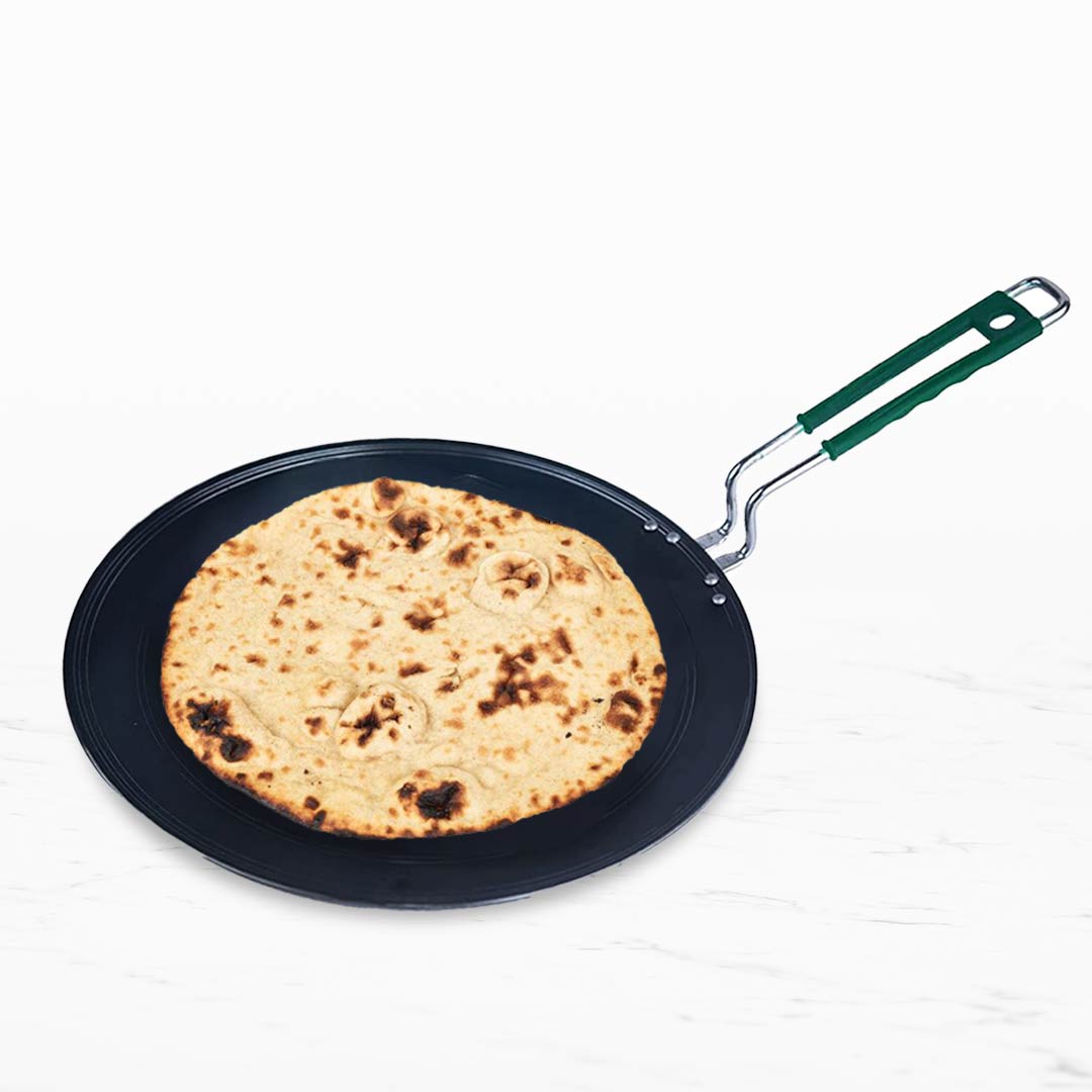 100 pure sheet – The Indus Valley 100% Pure Sheet Iron Tawa, Concave, Toxin-free, Seasoned, Silicone Handle,25.5cm/30.5cm