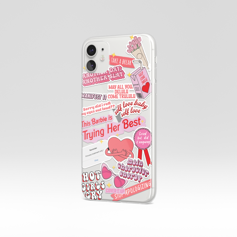 Design Phone Cases Self-love Clear Silicone Case - view 4