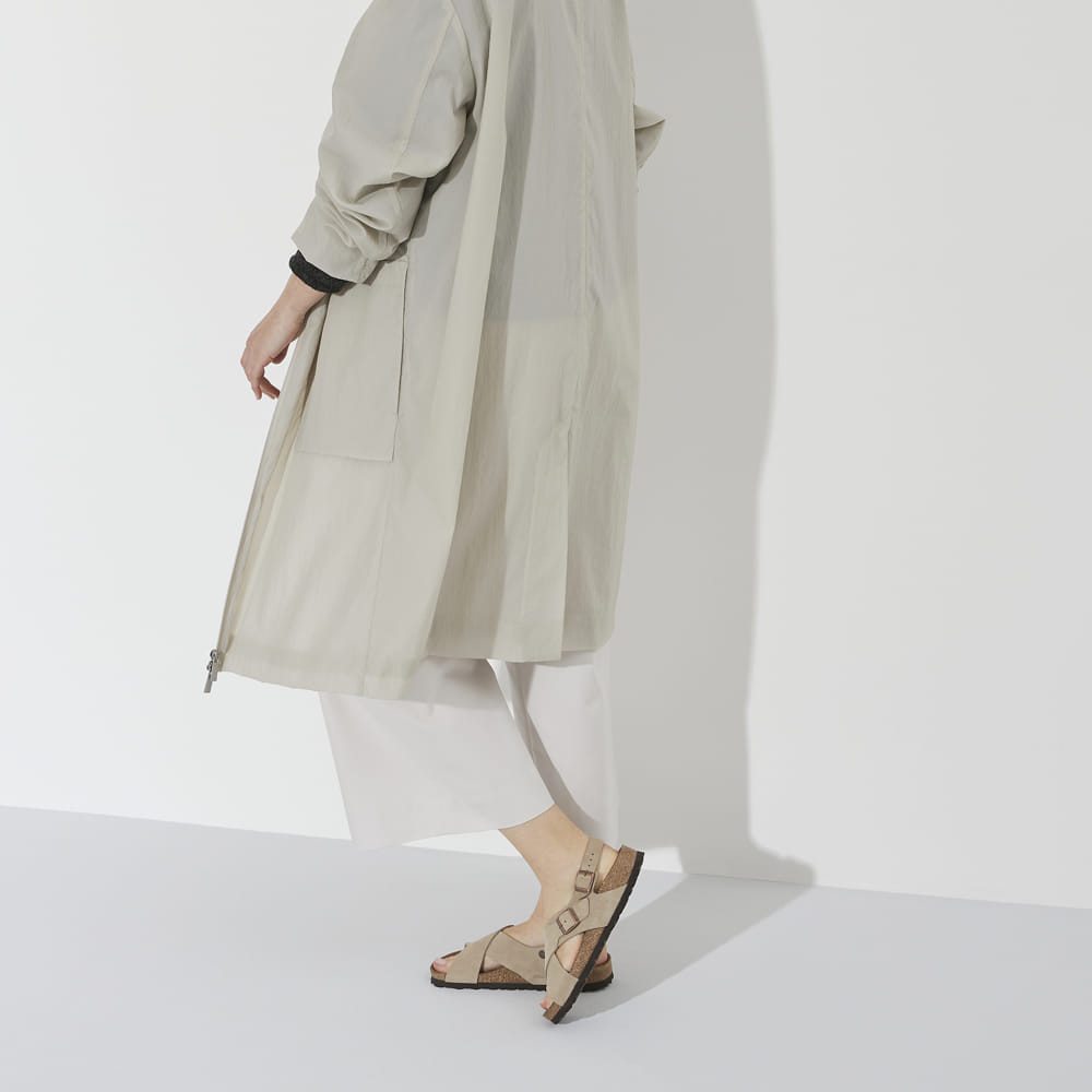 Birkenstock Tulum Suede Leather – Beige Beige/Taupe - view 6