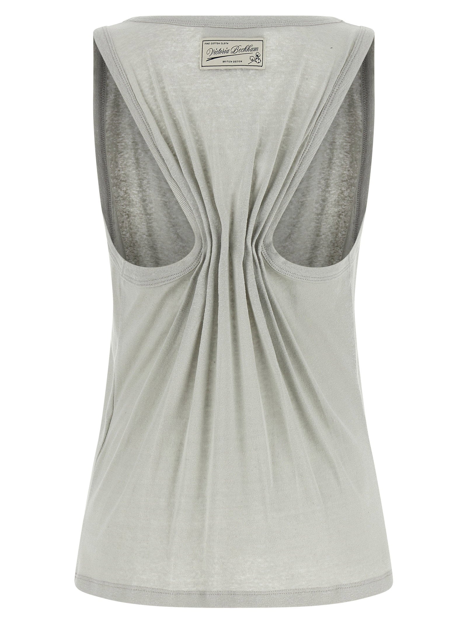 Victoria Beckham Split Tank Top – 70% cotton 30% wool - view 2