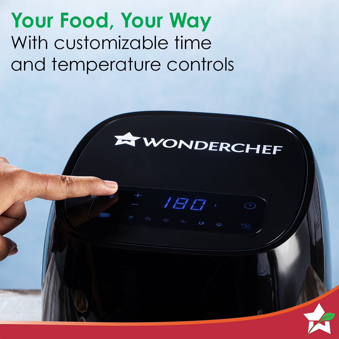 Neo Digital Air Fryer | Rapid Air Technology | 6 Pre-Set Menu Options by blacktree - view 4