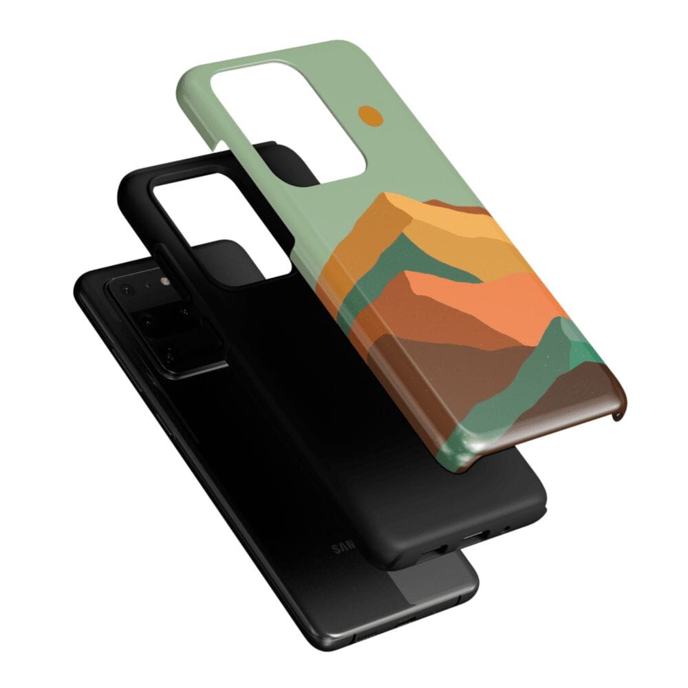 Casetry Endless Peaks | Colorblock Mountain Samsung Case - view 40