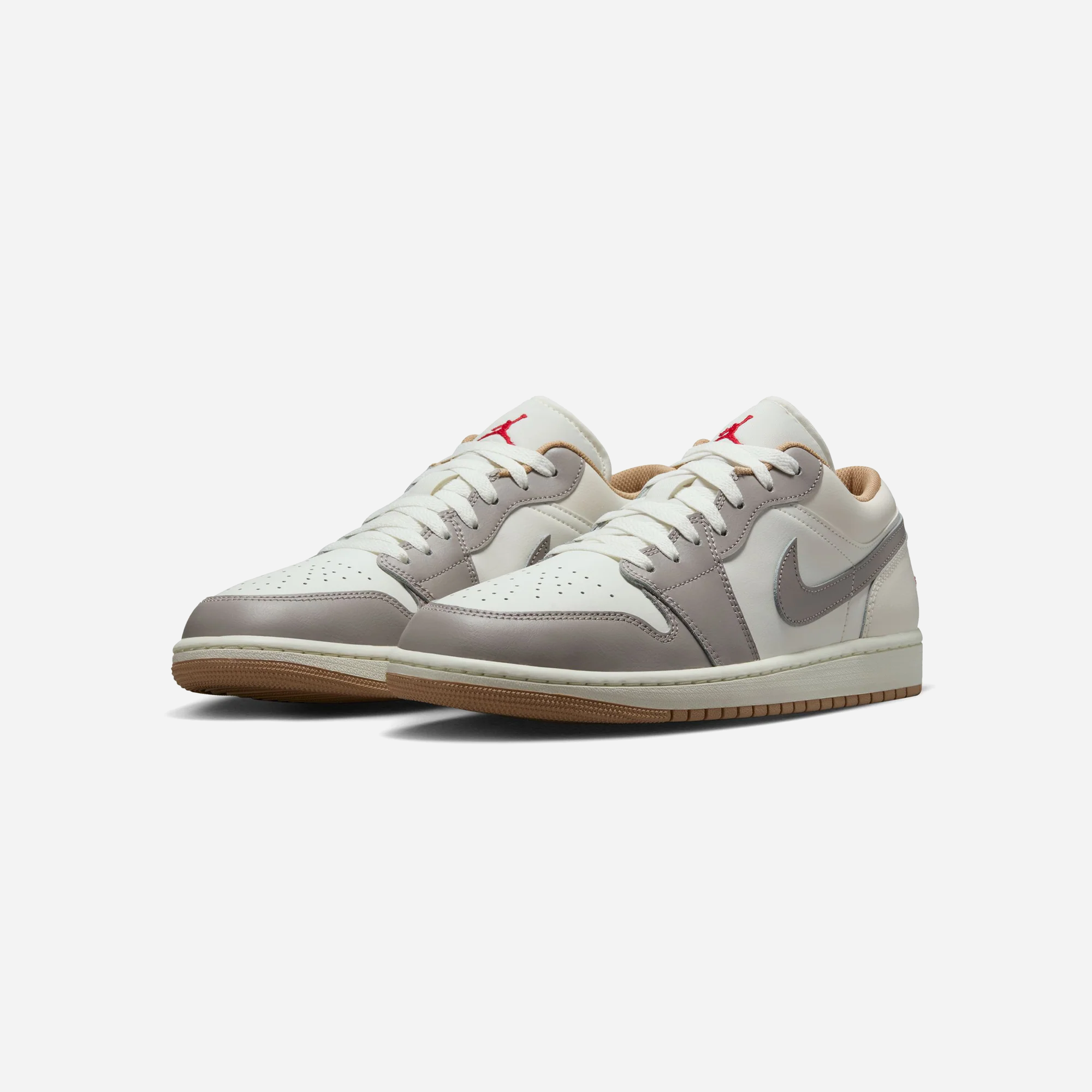 Nike Air Jordan 1 Low Sail/Fire Red College Grey Hemp - view 2