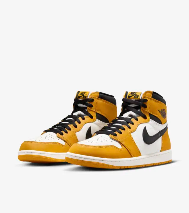 Cop Underdog Air Jordan 1 High OG Yellow Ochre - view 4
