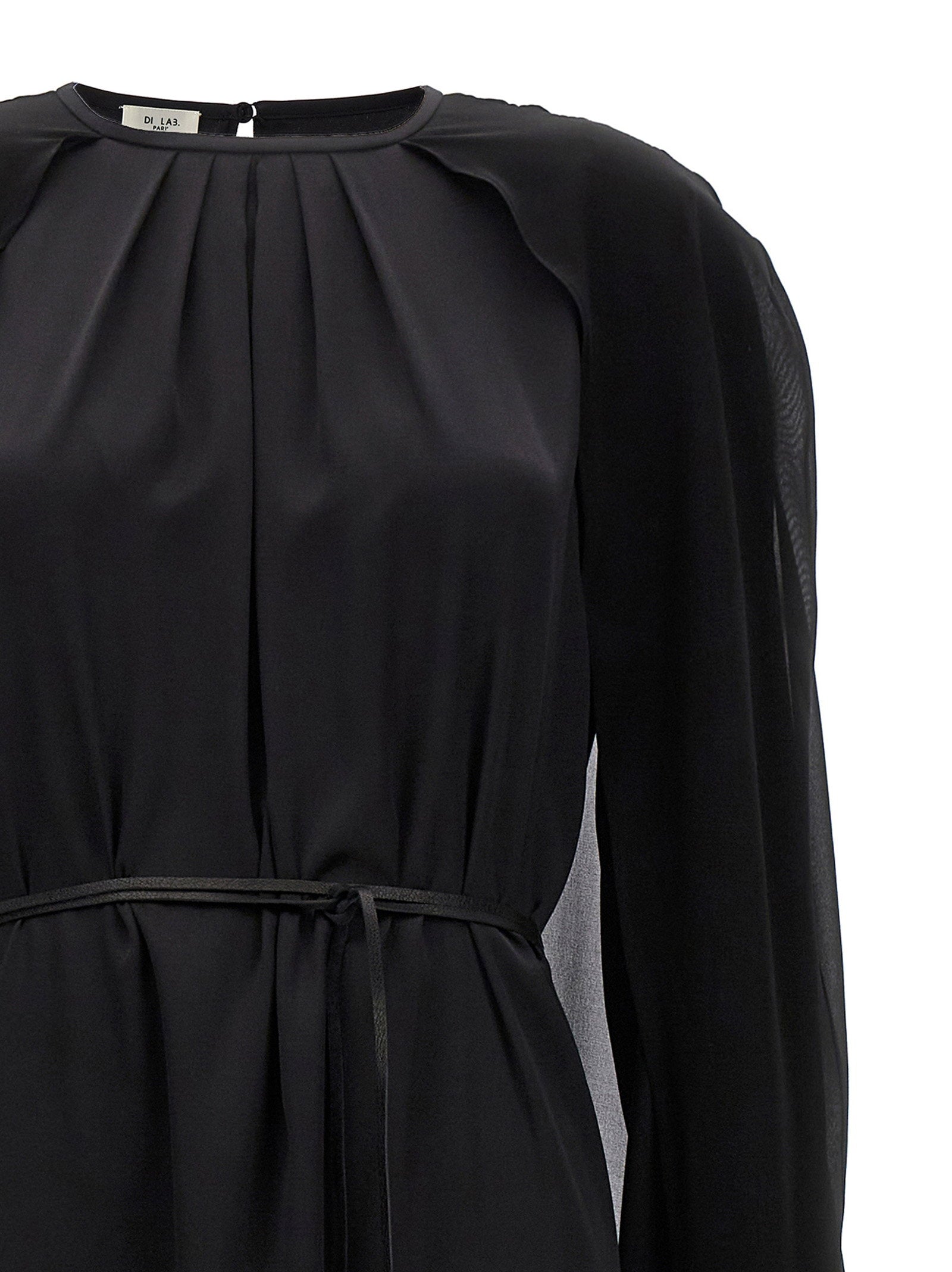Di.la3 Pari' Cape Dress – 100% silk - view 3