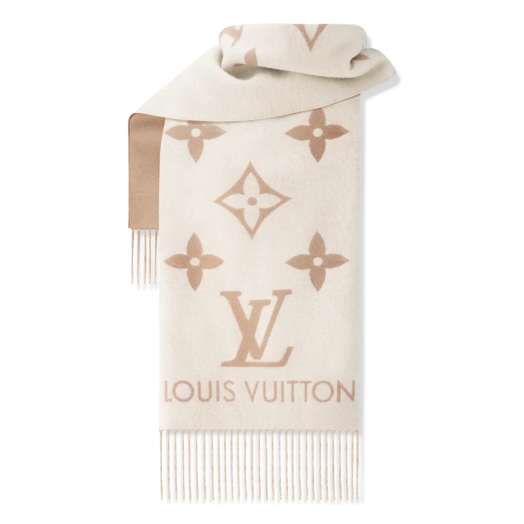 Louis Vuitton Reykjavik Beige Clair Scarf - view 2