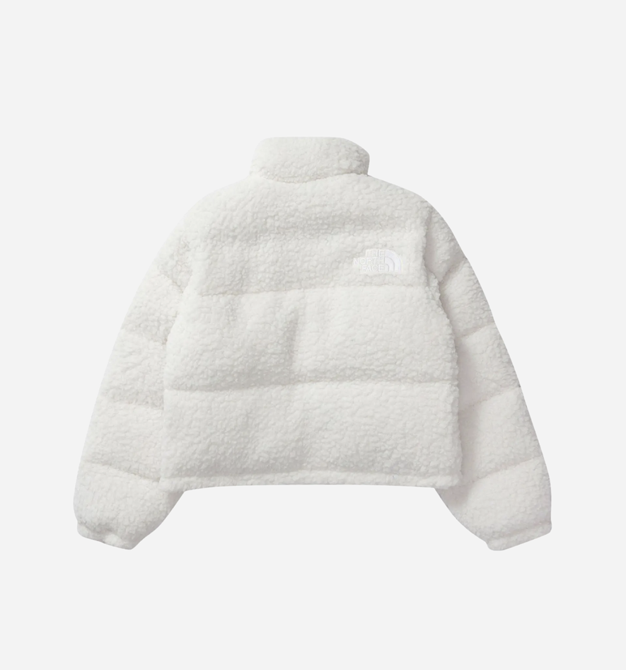 The North Face High Pile Nuptse Jacket 'White' - view 2