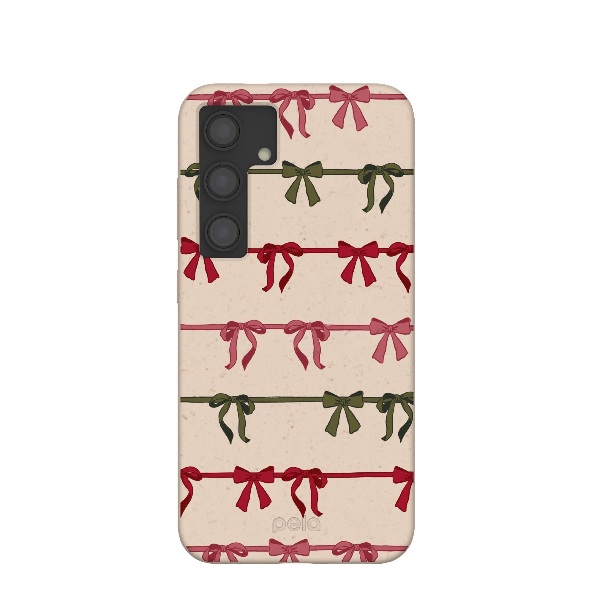 Pela Case Seashell Holiday Bows Samsung Galaxy S24 Case