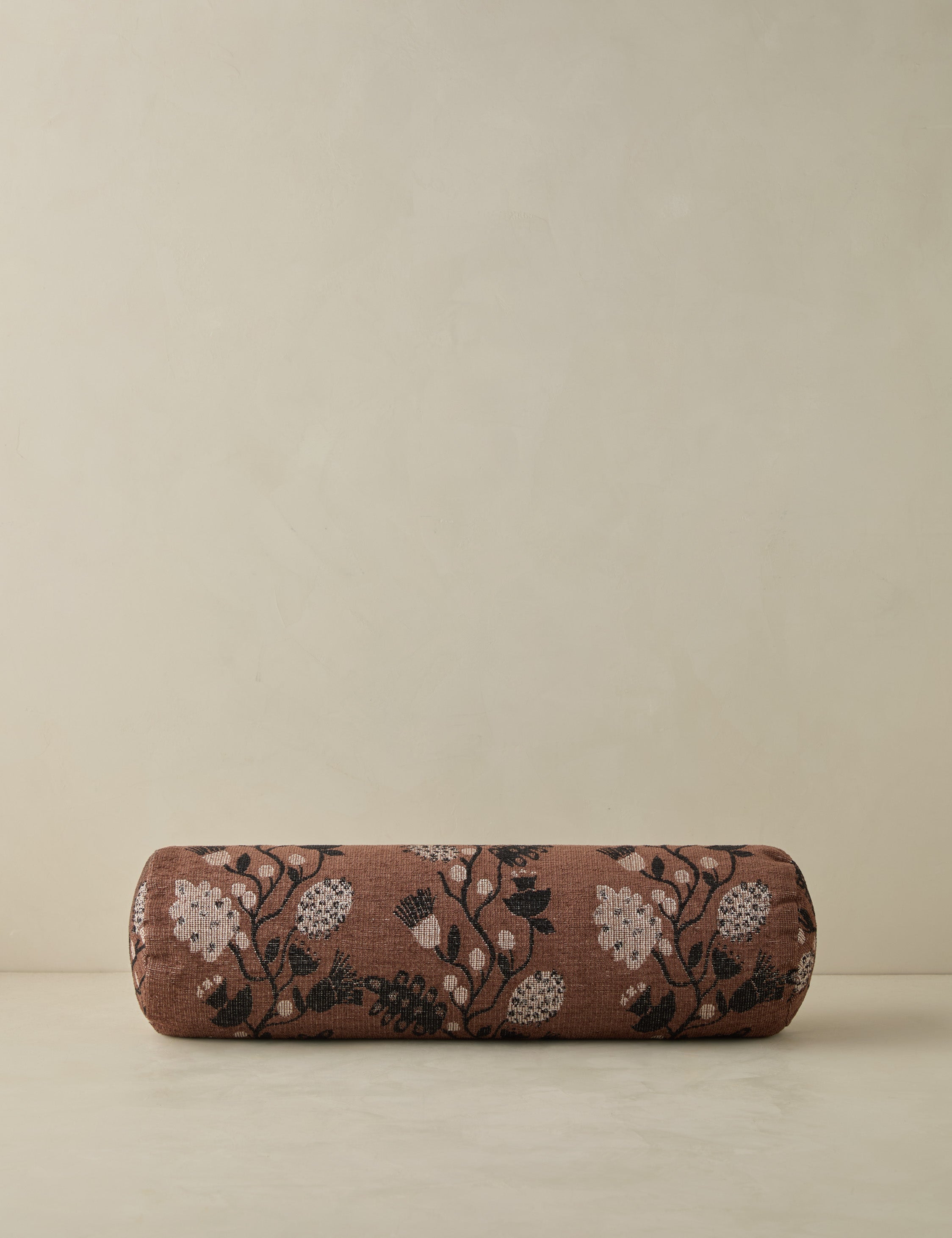 Lulu and Georgia Vini Botanical Jacquard Bolster Pillow by Sarah Sherman Samuel