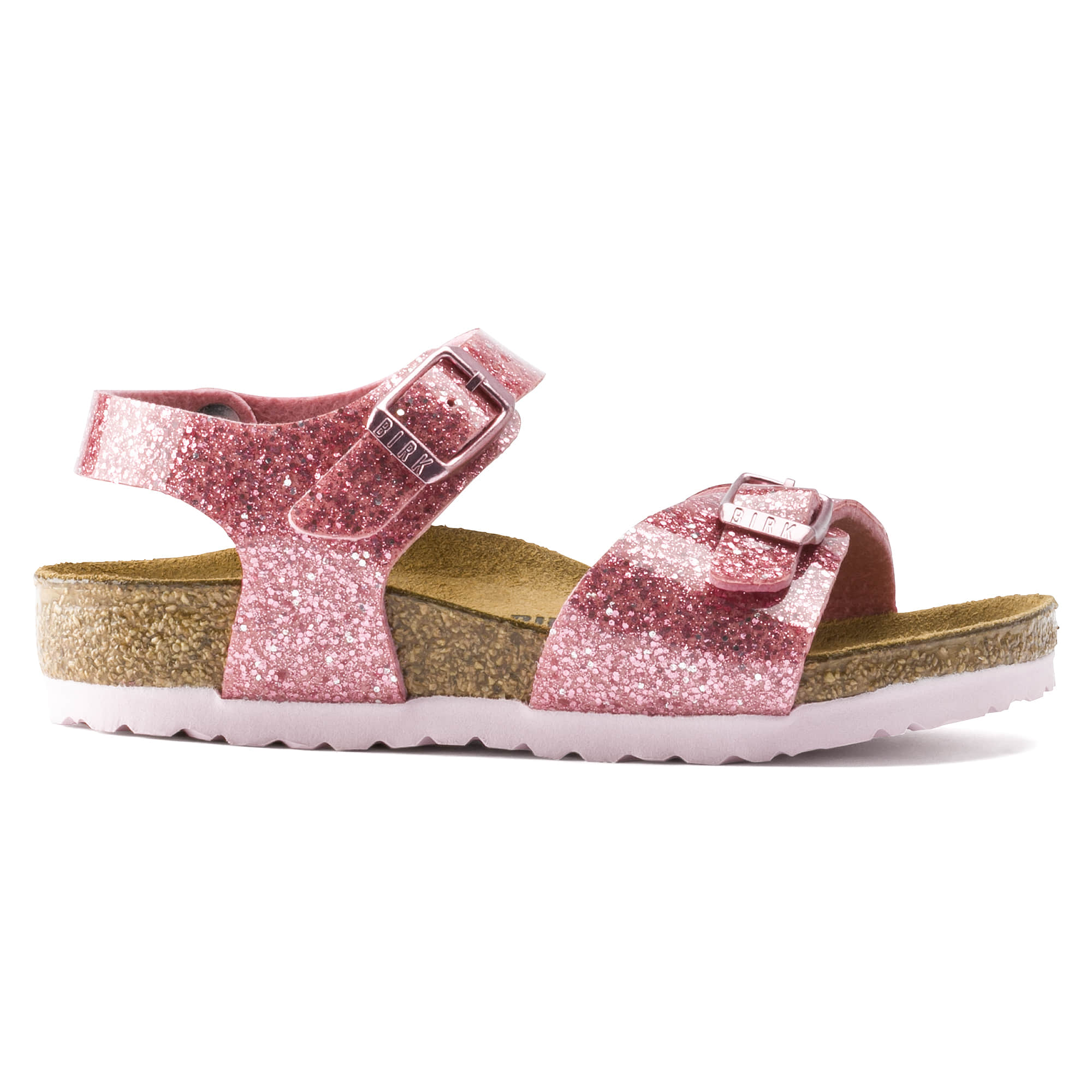 Birkenstock Rio Kids Birko-Flor – Pink Pink/Cosmic Sparkle Old Rose - view 3
