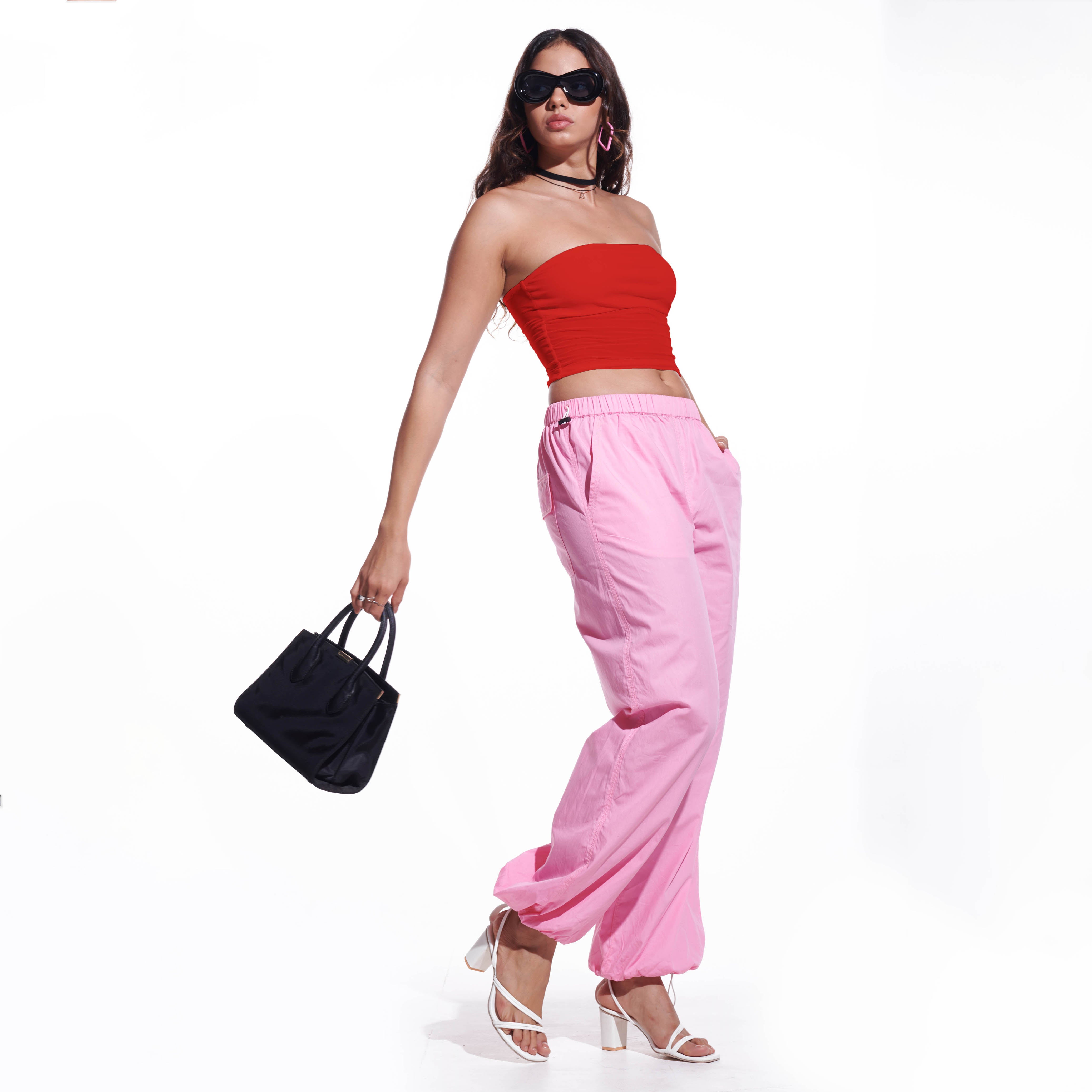 IZF Red Mesh Tube Top - view 3