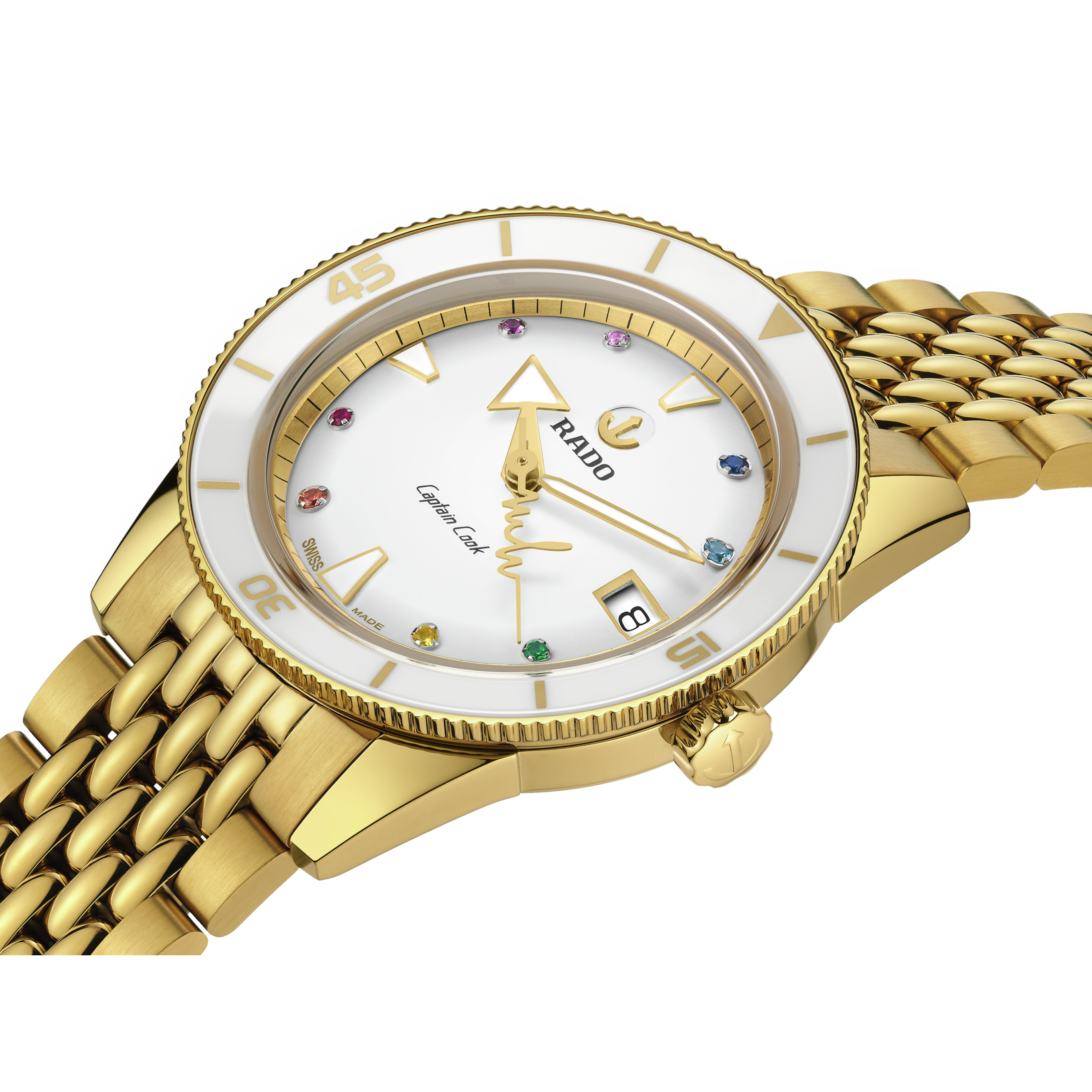 Rado Captain Cook White Dial Women 37mm