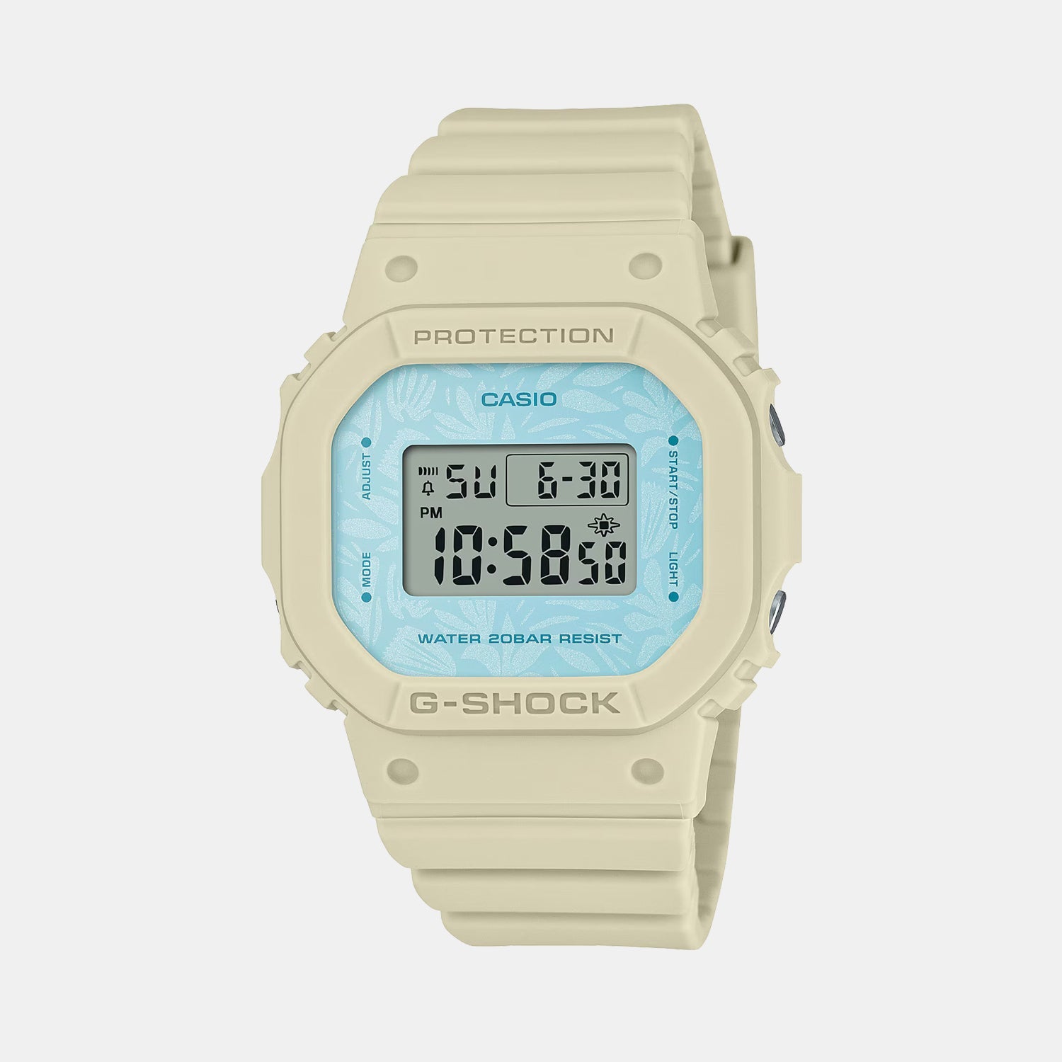 Casio G-Shock Women Quartz Blue Dial Digital Resin Watch G1502