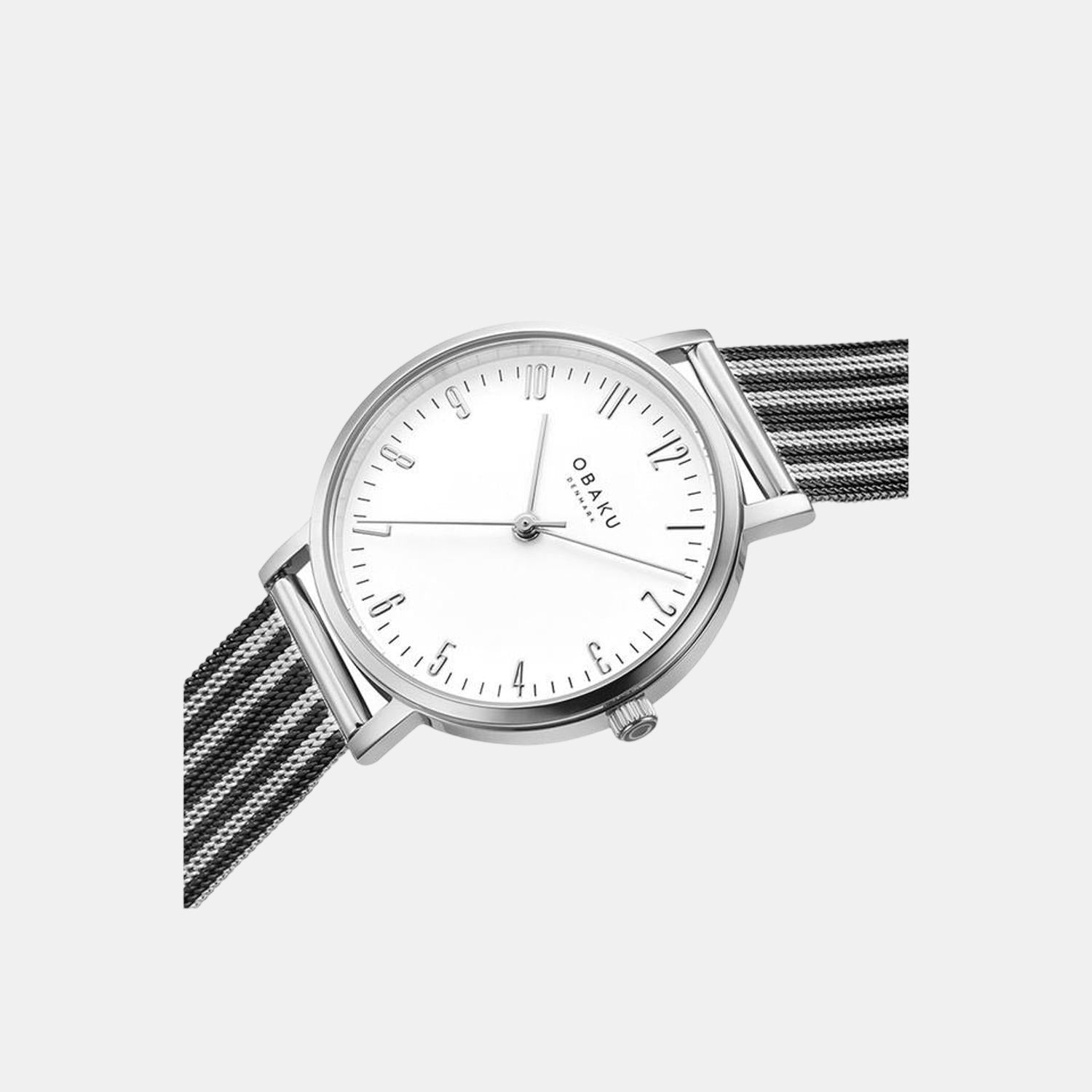 Obaku Brink Women Quartz White Dial Analog Stainless Steel Watch V248LXCIMM - view 3
